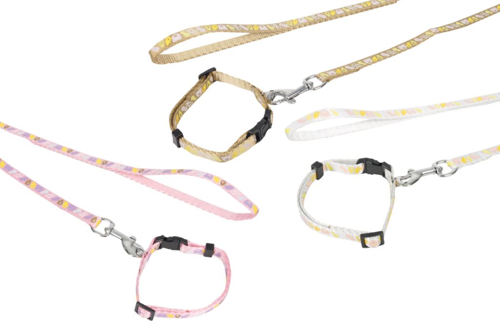 Karlie Collier + laisse cute pink 10-35cm 10mm