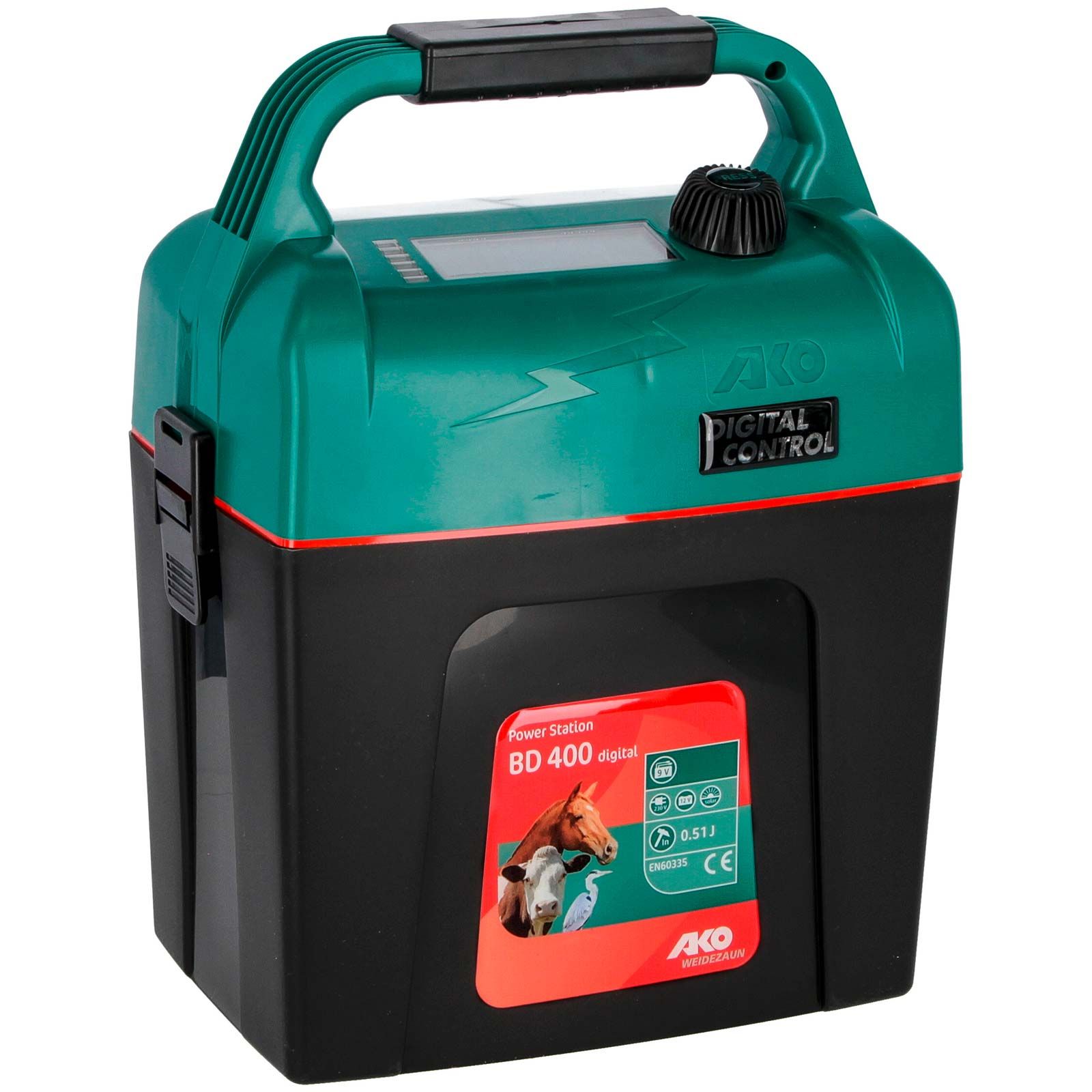Électrificateur AKO Power Station BD 400 digital, 9V, 0,51 joule