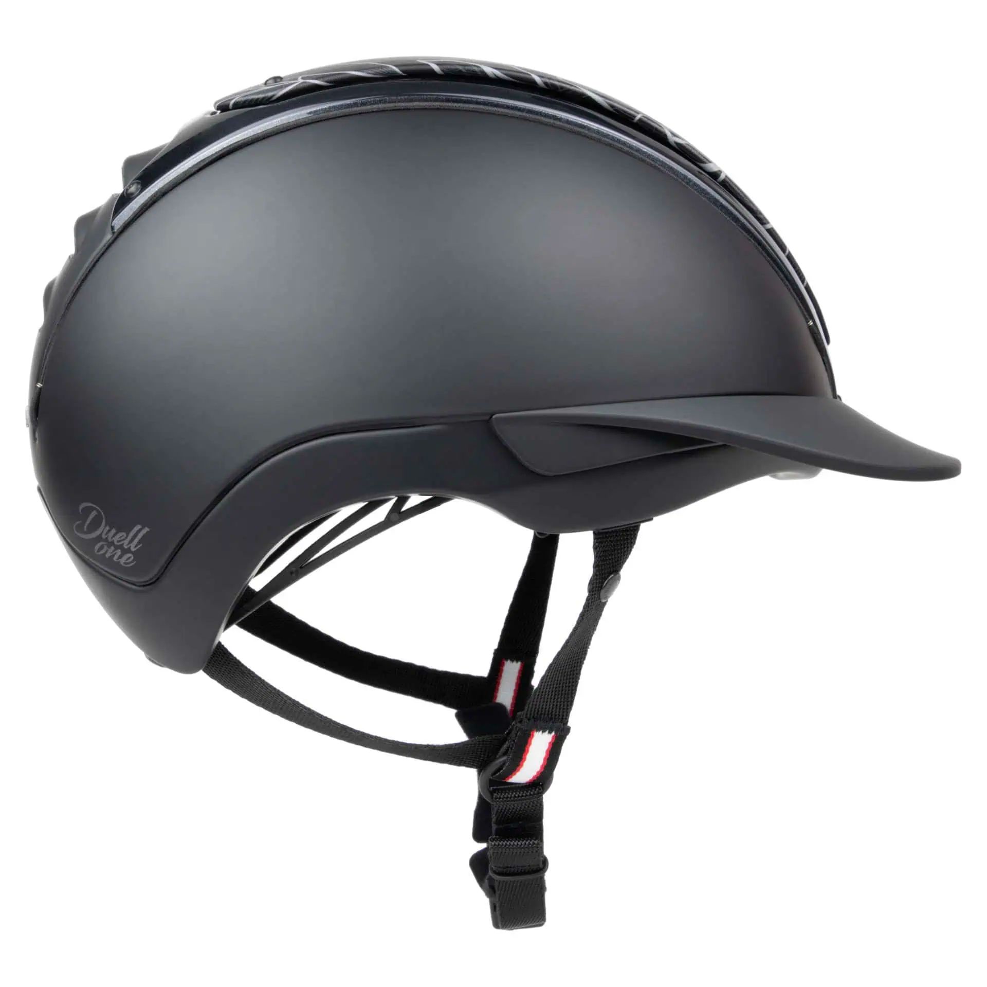 Casque d'équitation Casco DUELL one, édition spéciale visière large, vue de côté