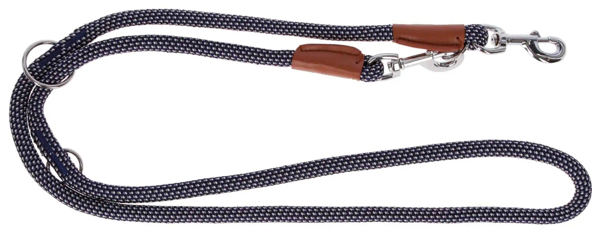 Kerbl Lesă Phoenix albastru, 14 mm x 200 cm, cu carabină