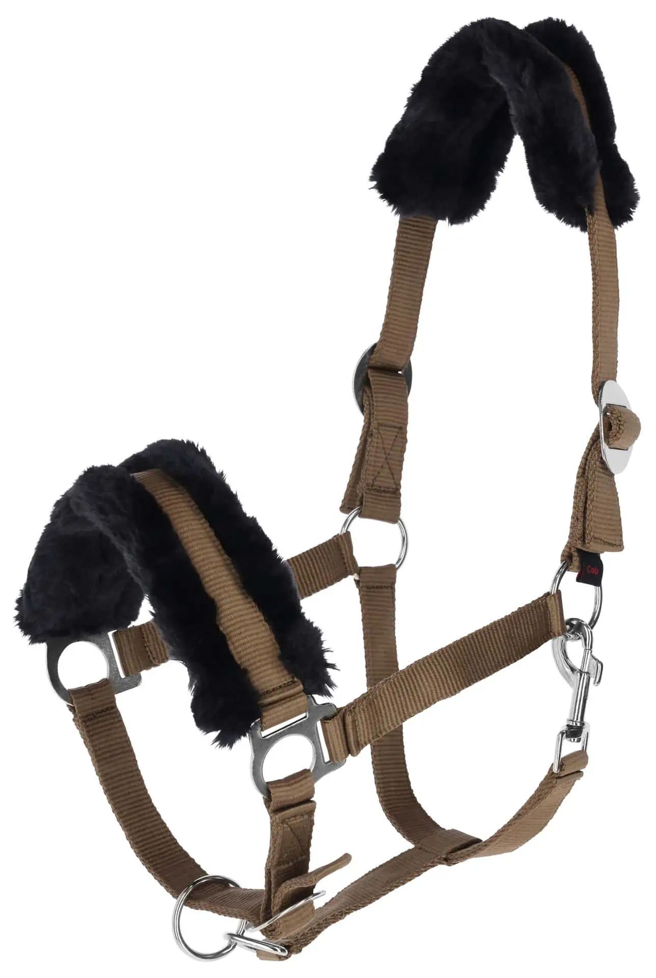 Licol Covalliero ClassicSoft, licol doux en fausse fourrure, Taille Pony