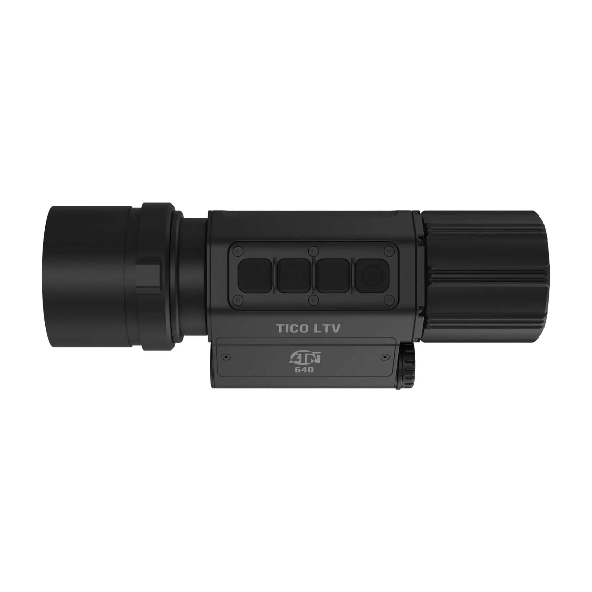 ATN TICO-LTV 650X dispozitiv termic clip-on pentru optică, vedere laterală