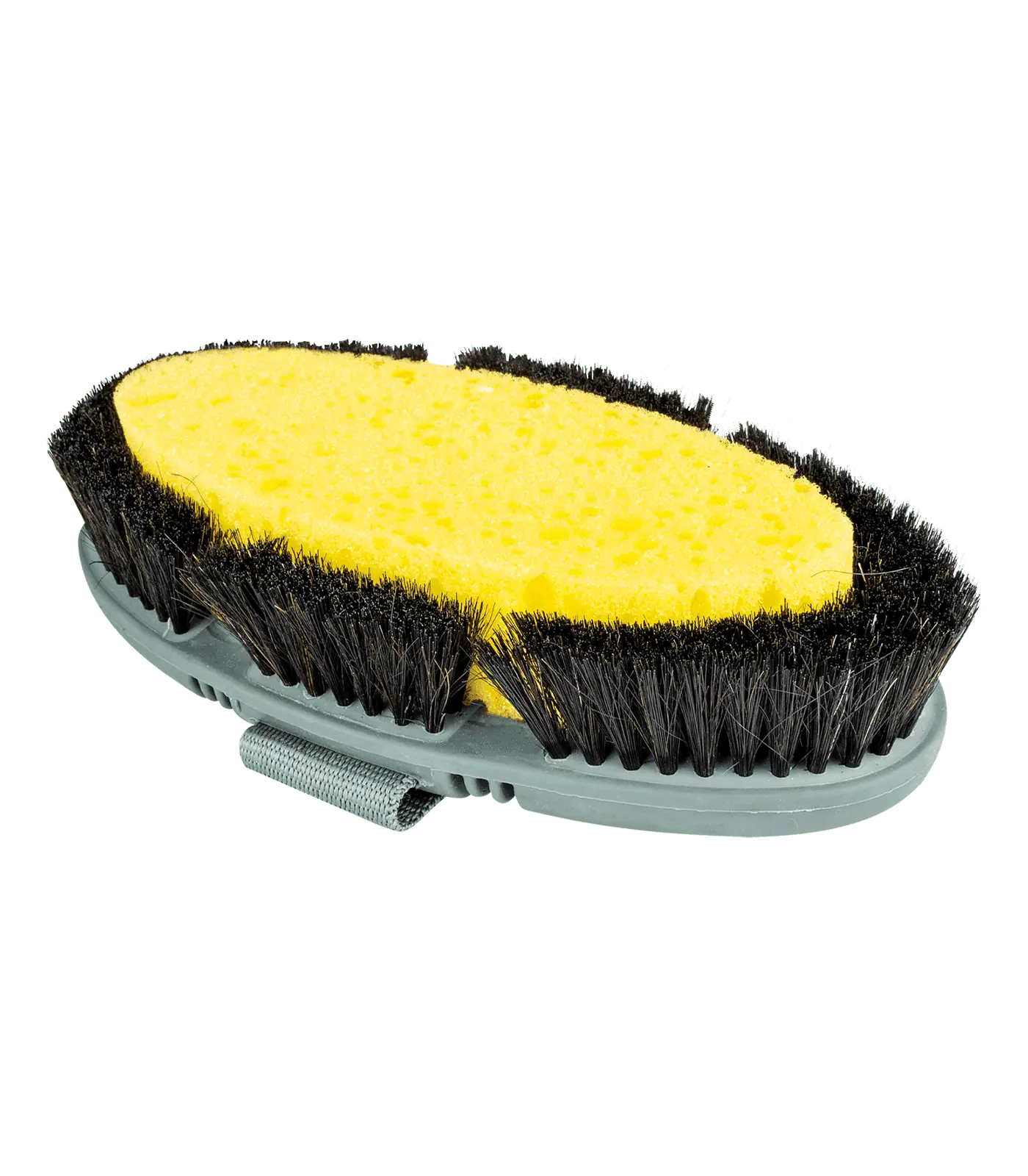 Brosse de lavage Flex Waldhausen avec éponge, lavage doux du cheval