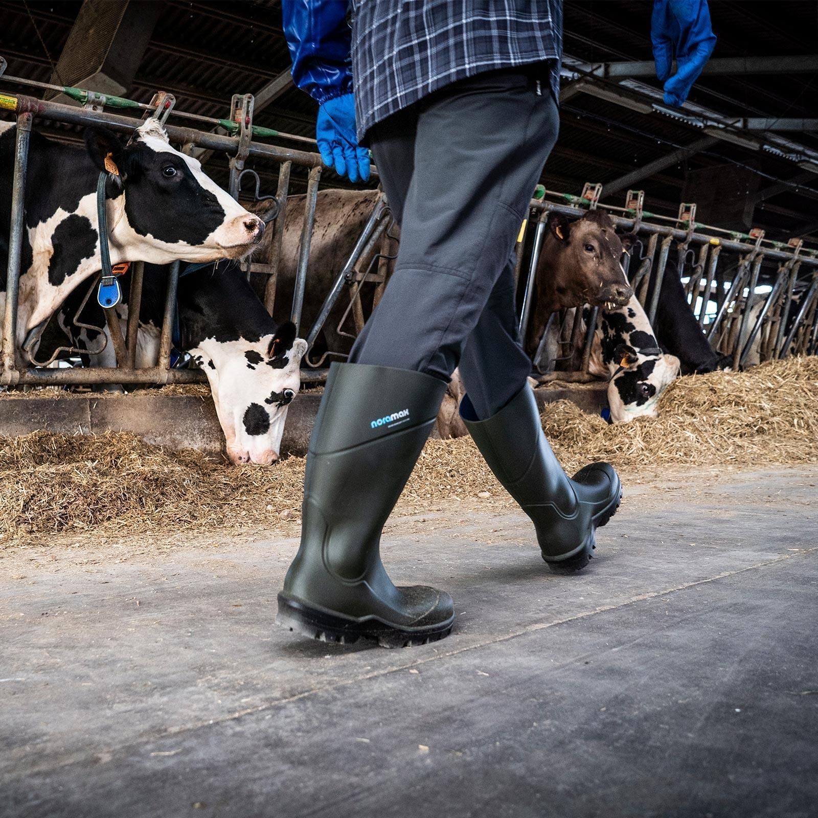 Nora Noramax PU-Sicherheitsstiefel S5 mit Stahlkappe, extrem leicht, Größe 46