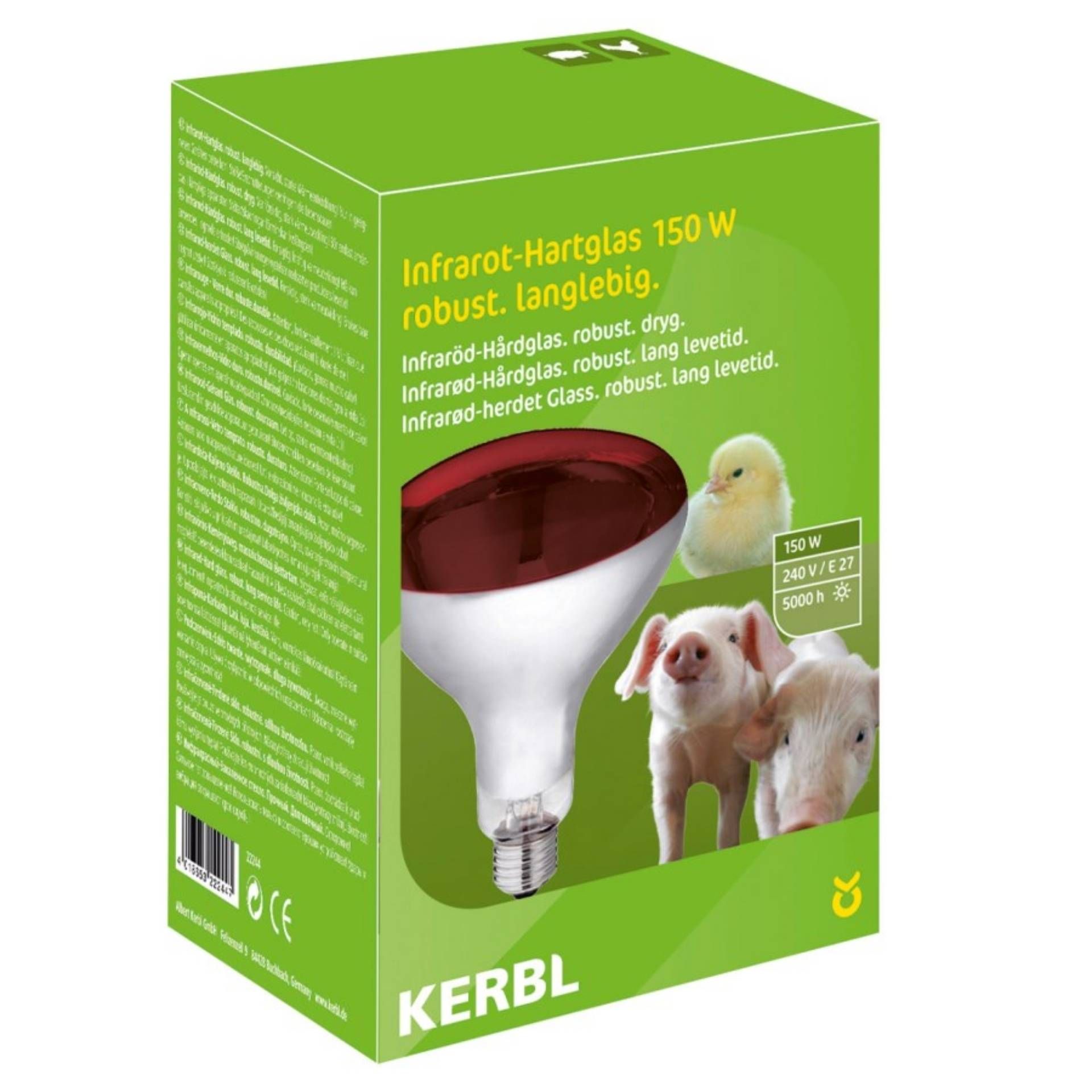 Infrarot-Glühbirne, LED-Birne, Lichtbox grün, Kerbl, Schweinchen-Produkt