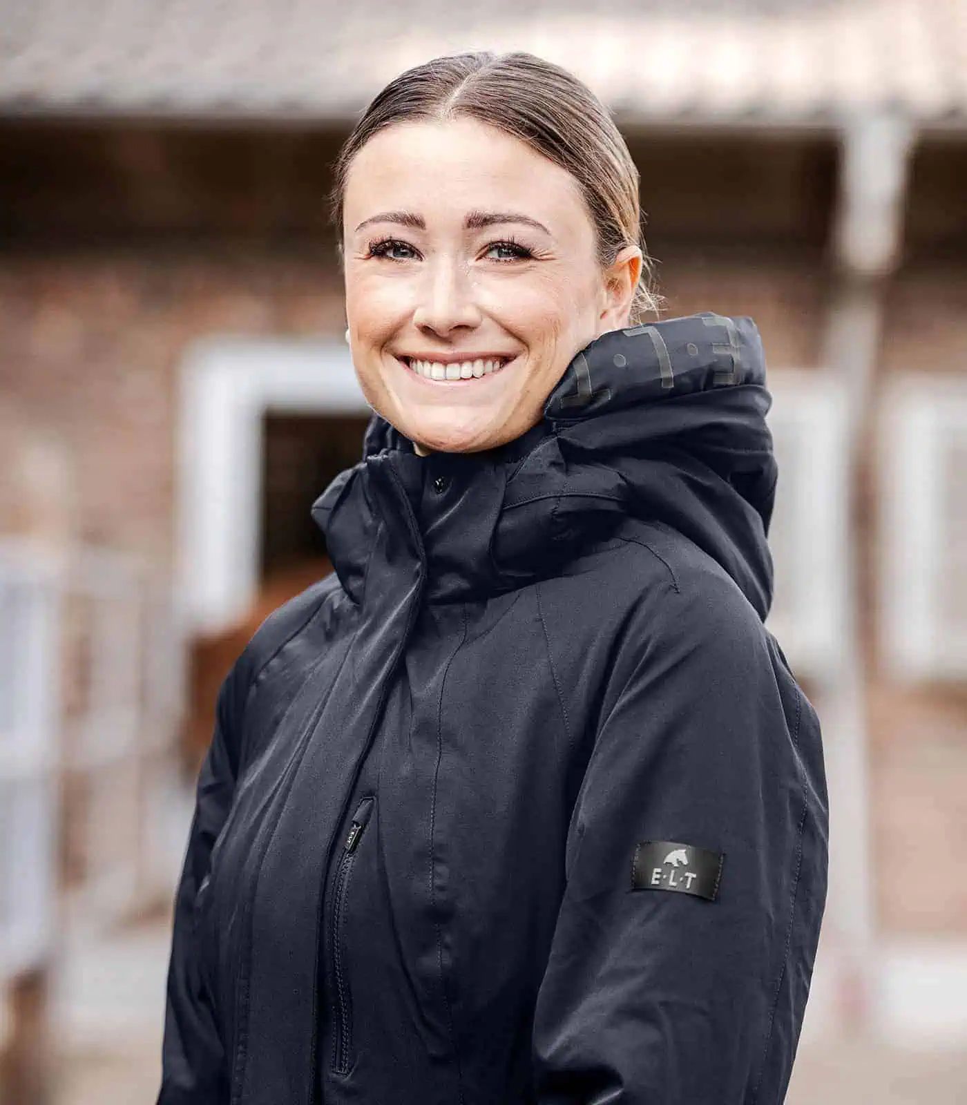 ELT Manteau d'équitation Winter Performance Opal, imperméable, bleu profond XS