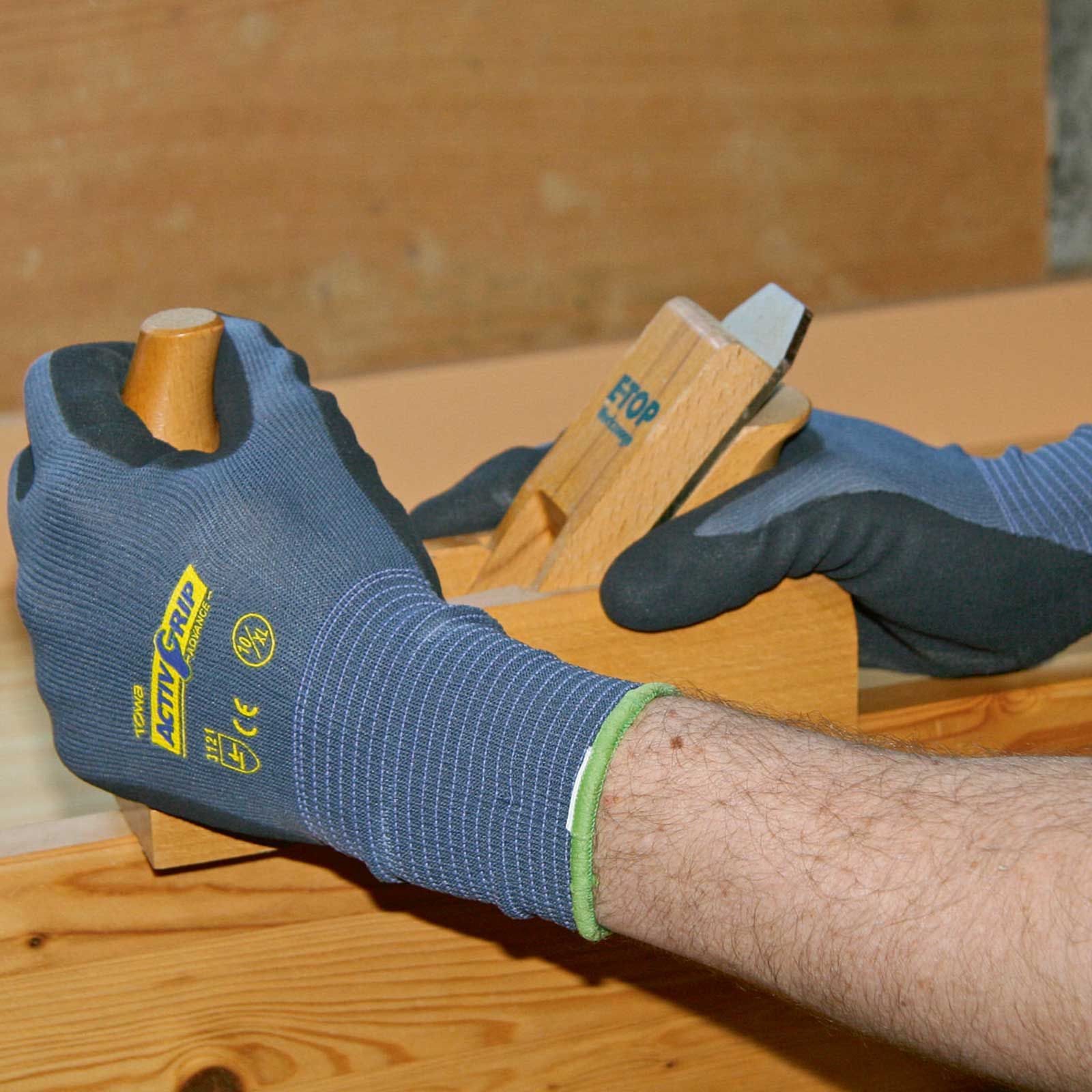 Keron Activ Grip Advance Feinstrickhandschuh, griffig wie Icegrip, Größe 7