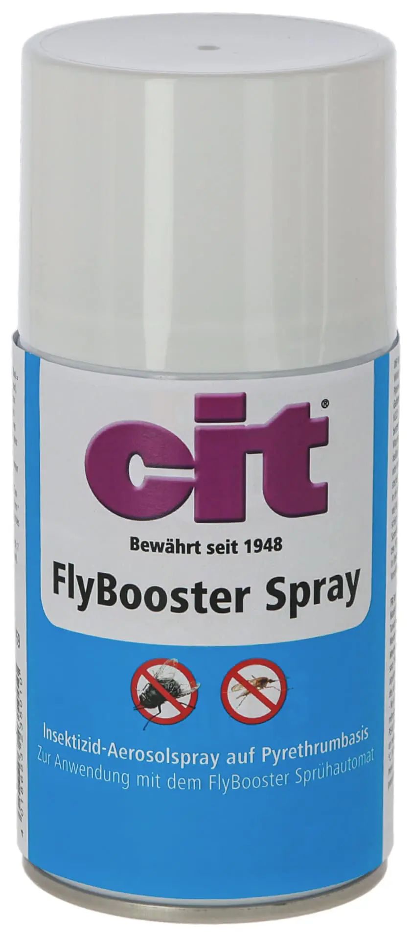 Spray Insecticide Cit FlyBooster Recharge Contre Mouches & Moustiques, 250 ml