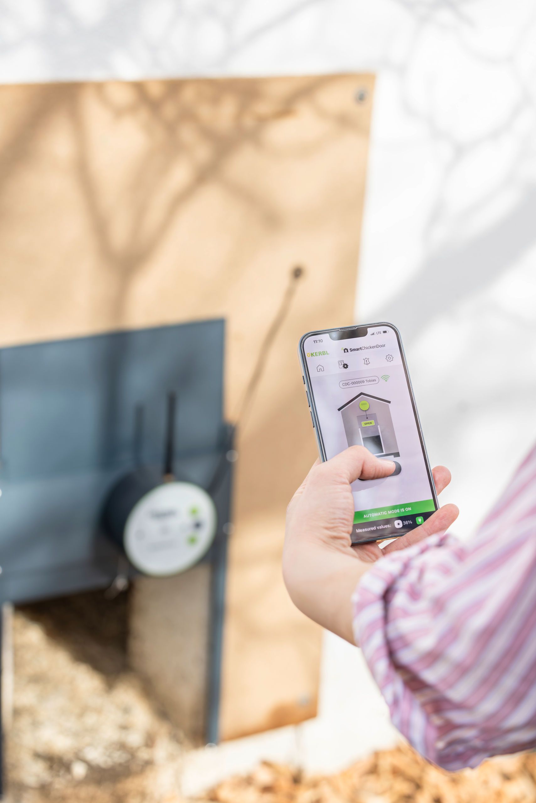 smart door, smart lock, door sensor, mobile app, home security