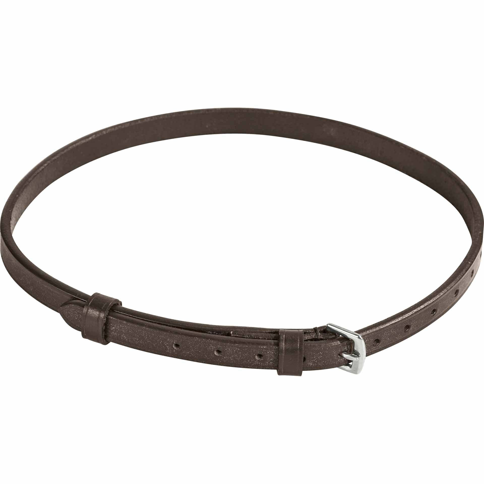 BUSSE Lanière de muserolle CLASSIC Poney marron