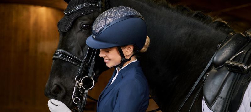 Casque d'équitation pailleté Uvex