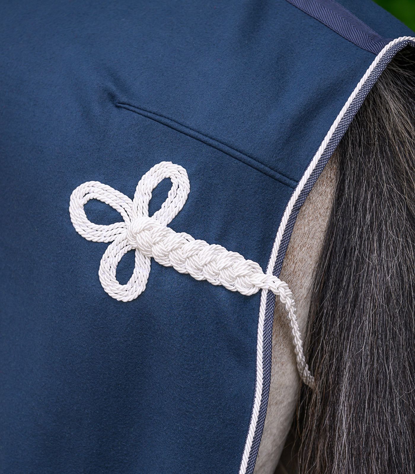Waldhausen ECONOMIC Fleece- und Sponsorendecke – Paradedecke zum Besticken, nachtblau
