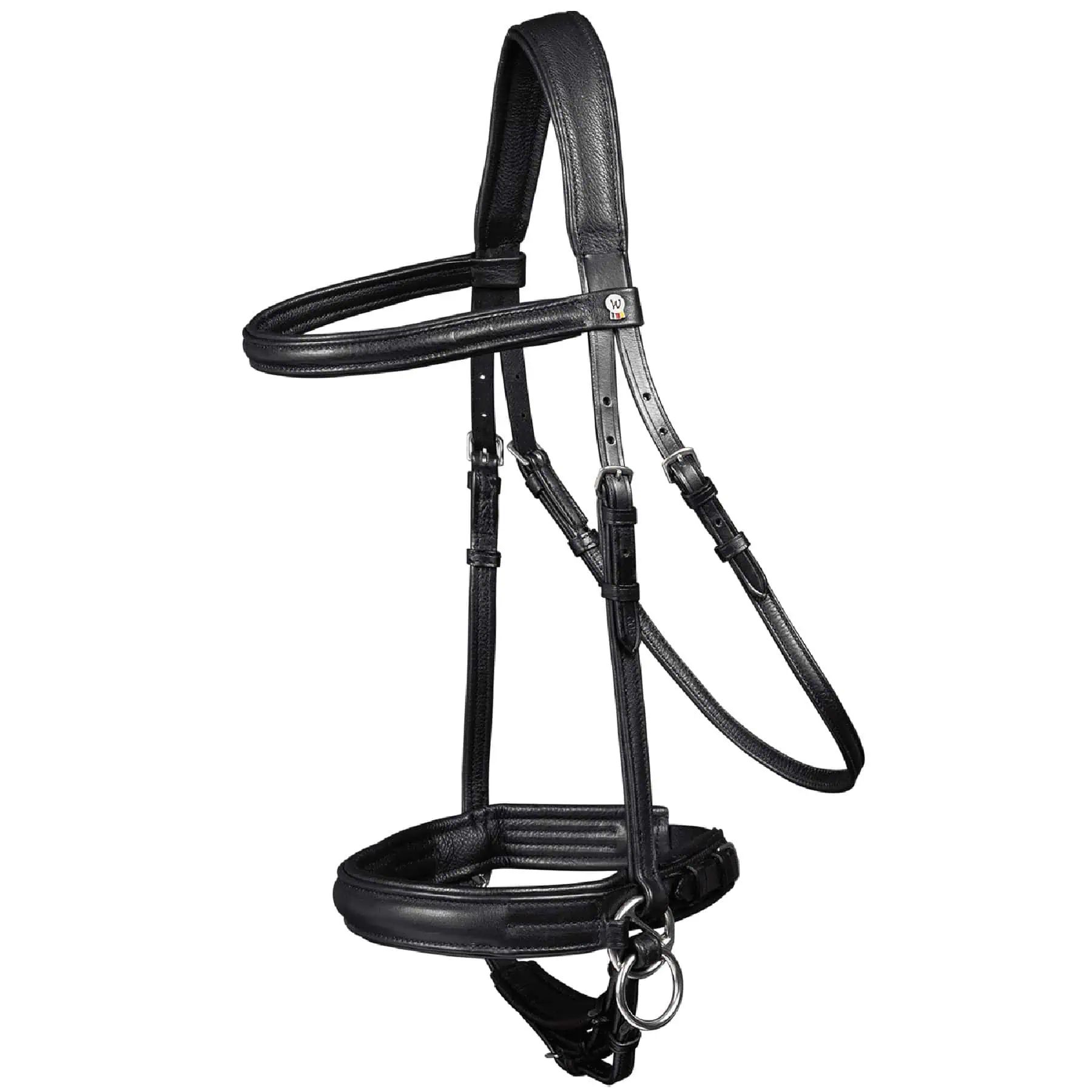 Waldhausen X-Line Bridon sans mors Supersoft, noir, FULL