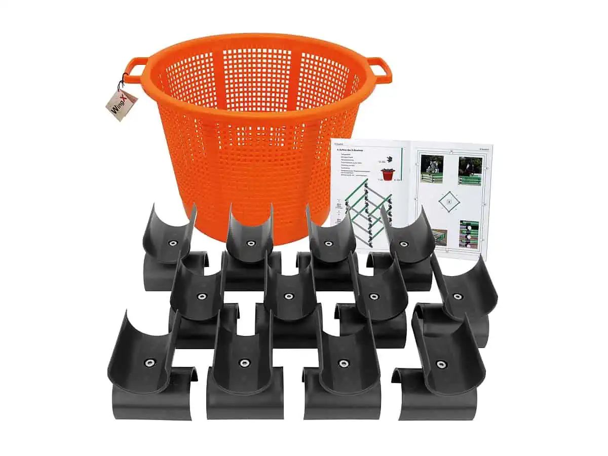 WingX-System Supporti barriere da equitazione 12 pezzi