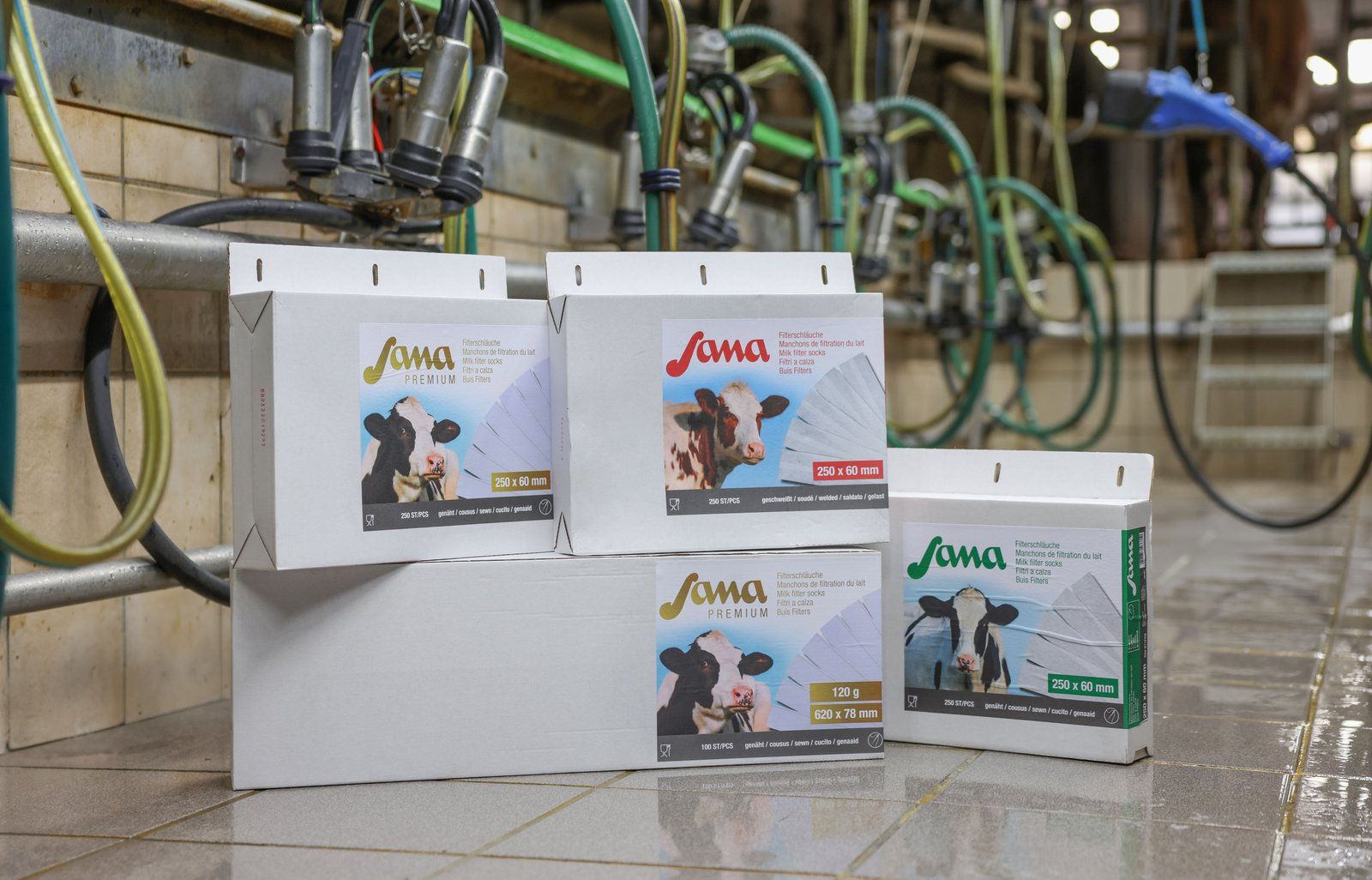 Kerbl Sana Milk Filter Fleece Welded 57/60 mm, 75 g/m², food-safe, 250 mm