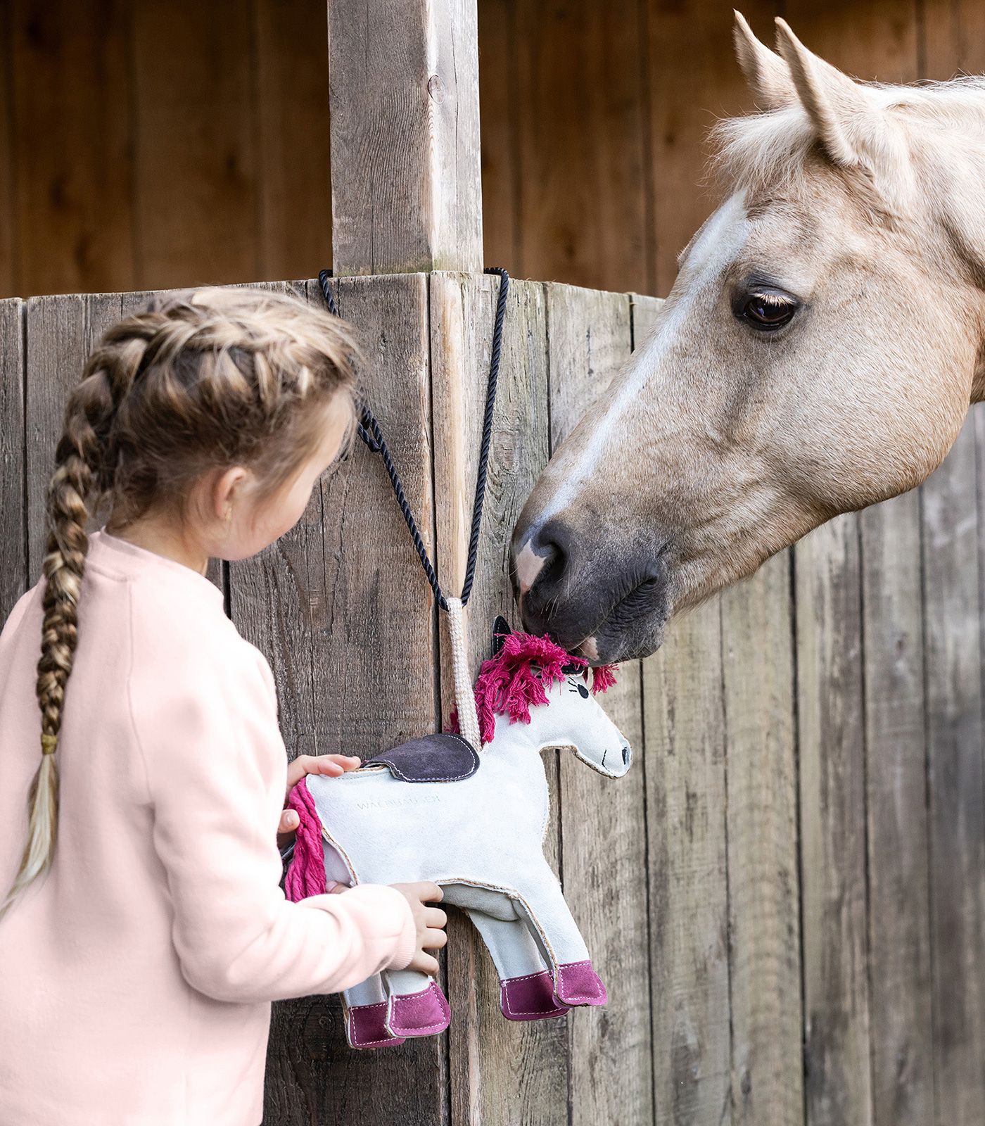 Waldhausen Jouet pour Cheval Licorne Emily, Bruit Croustillant