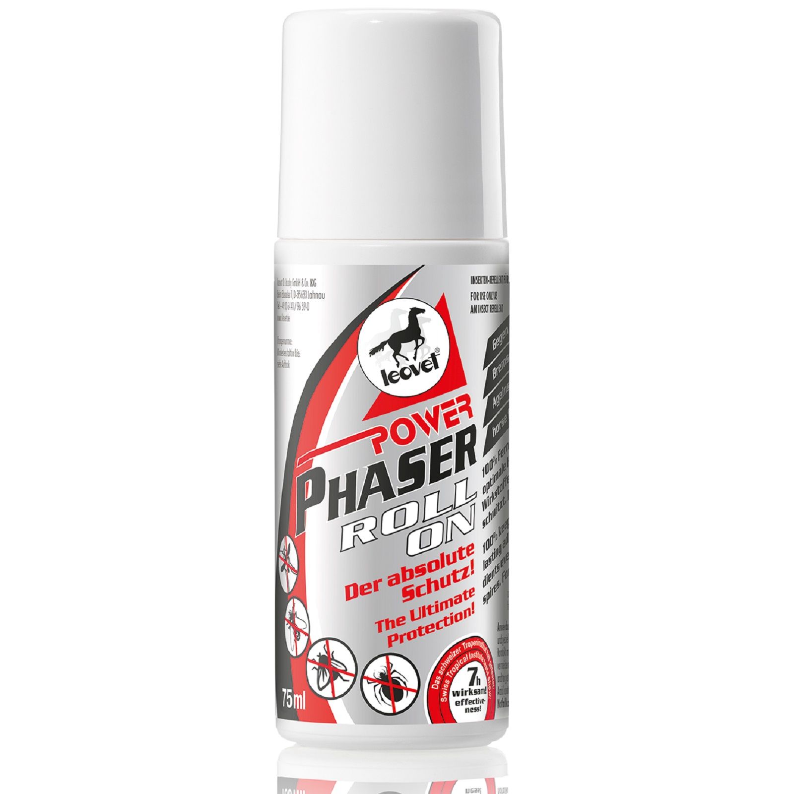 Leovet Power Phaser Roll On Flugskyddsmedel för Häst, 75 ml