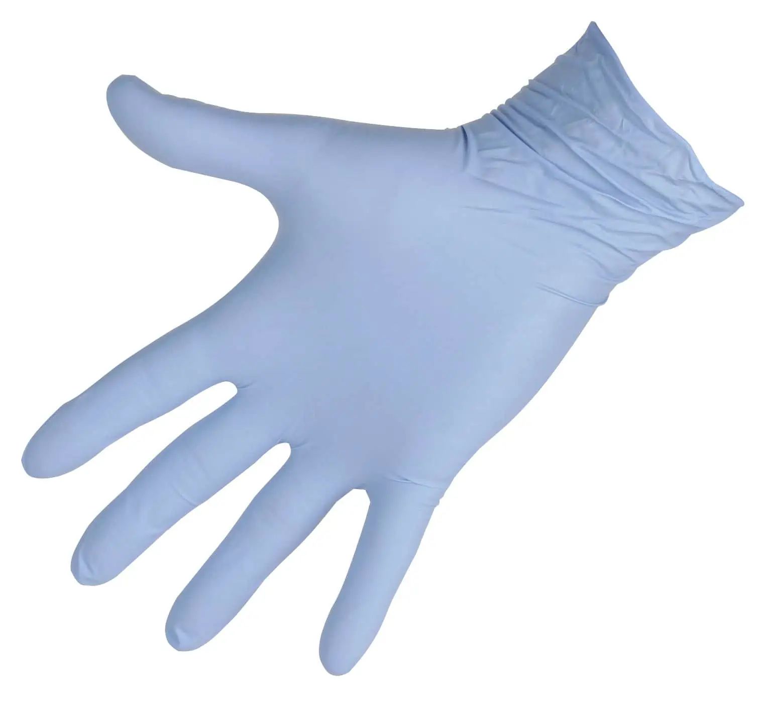 Gants jetables NitrileTop Pro non poudrés, bleu (100 pièces)