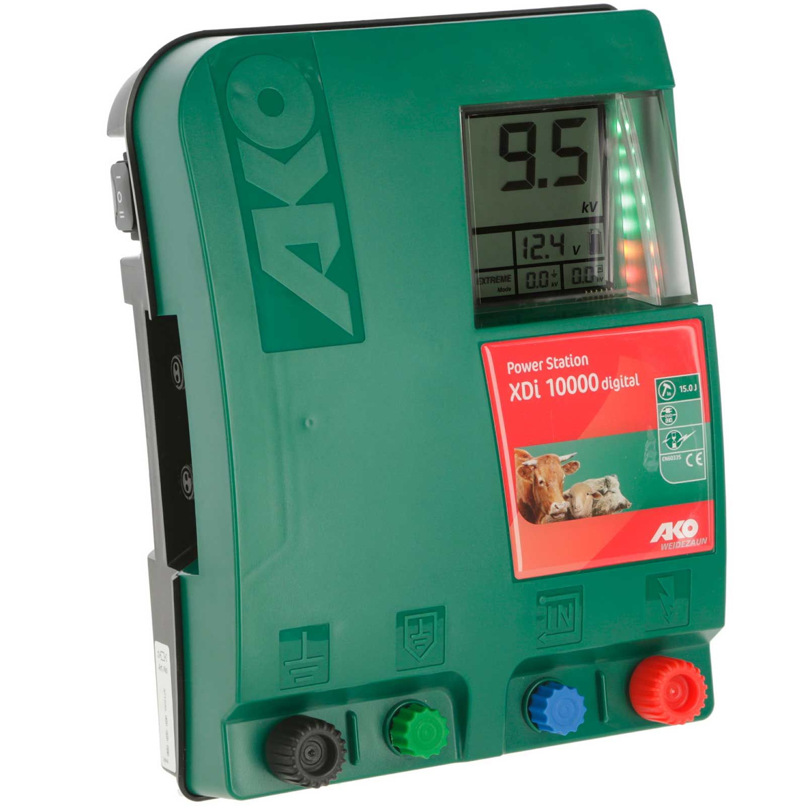 Elettrificatore AKO Power Station XDi 10000 digitale DUO Power 230V / 12V, 15 Joule