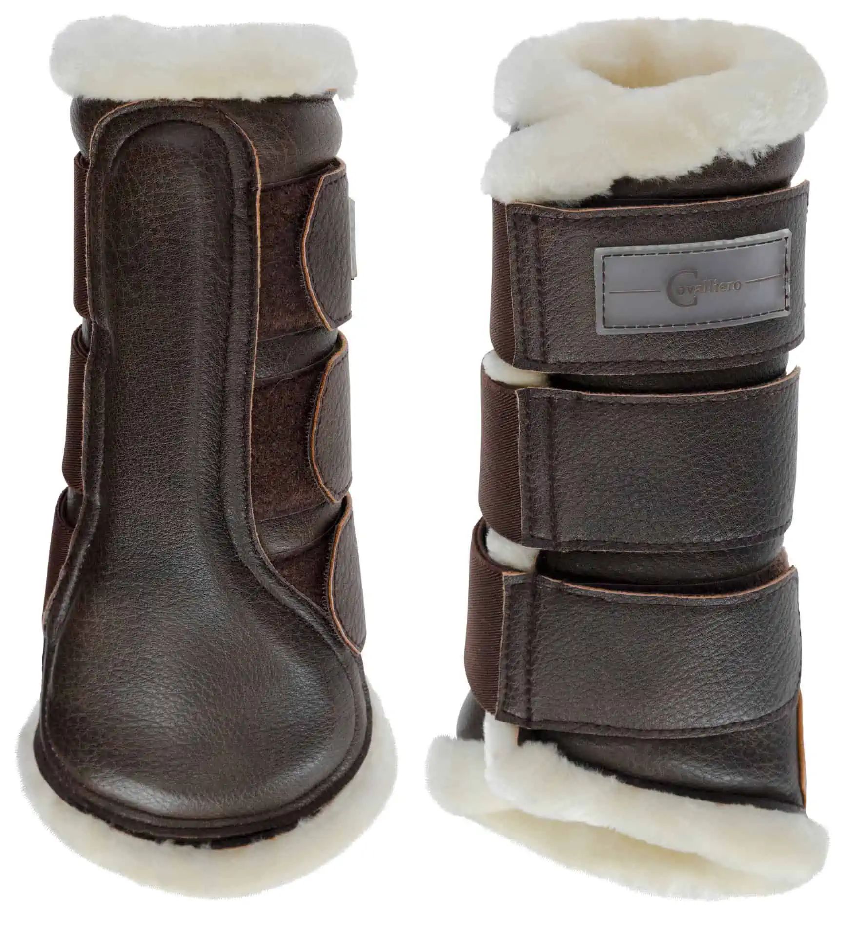 Covalliero Softgamaschen Pelisa mit Kunstfellfutter, Full (L)