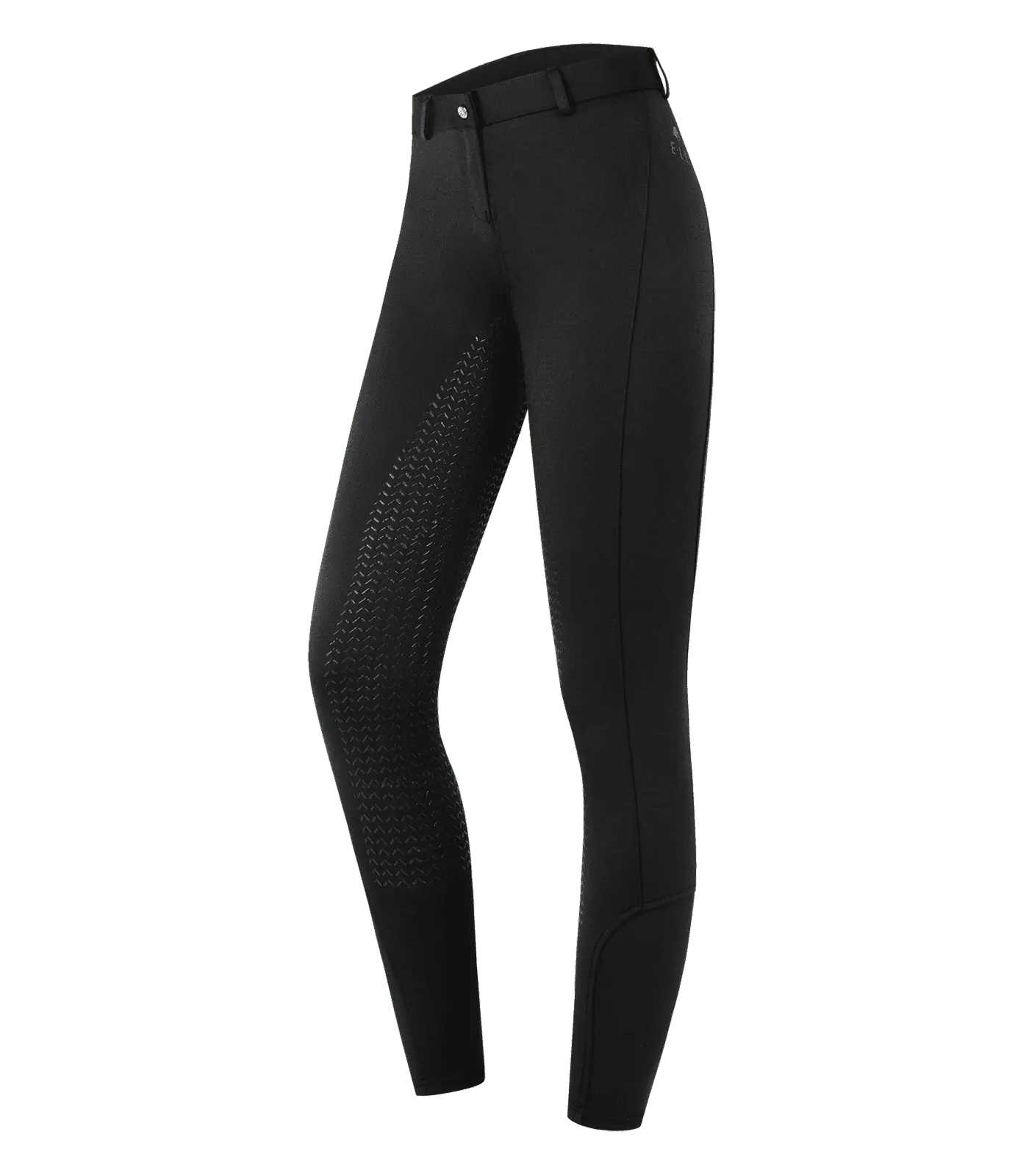 ELT Kinder Reithose Essential Silikon, schwarz, Gr. 116