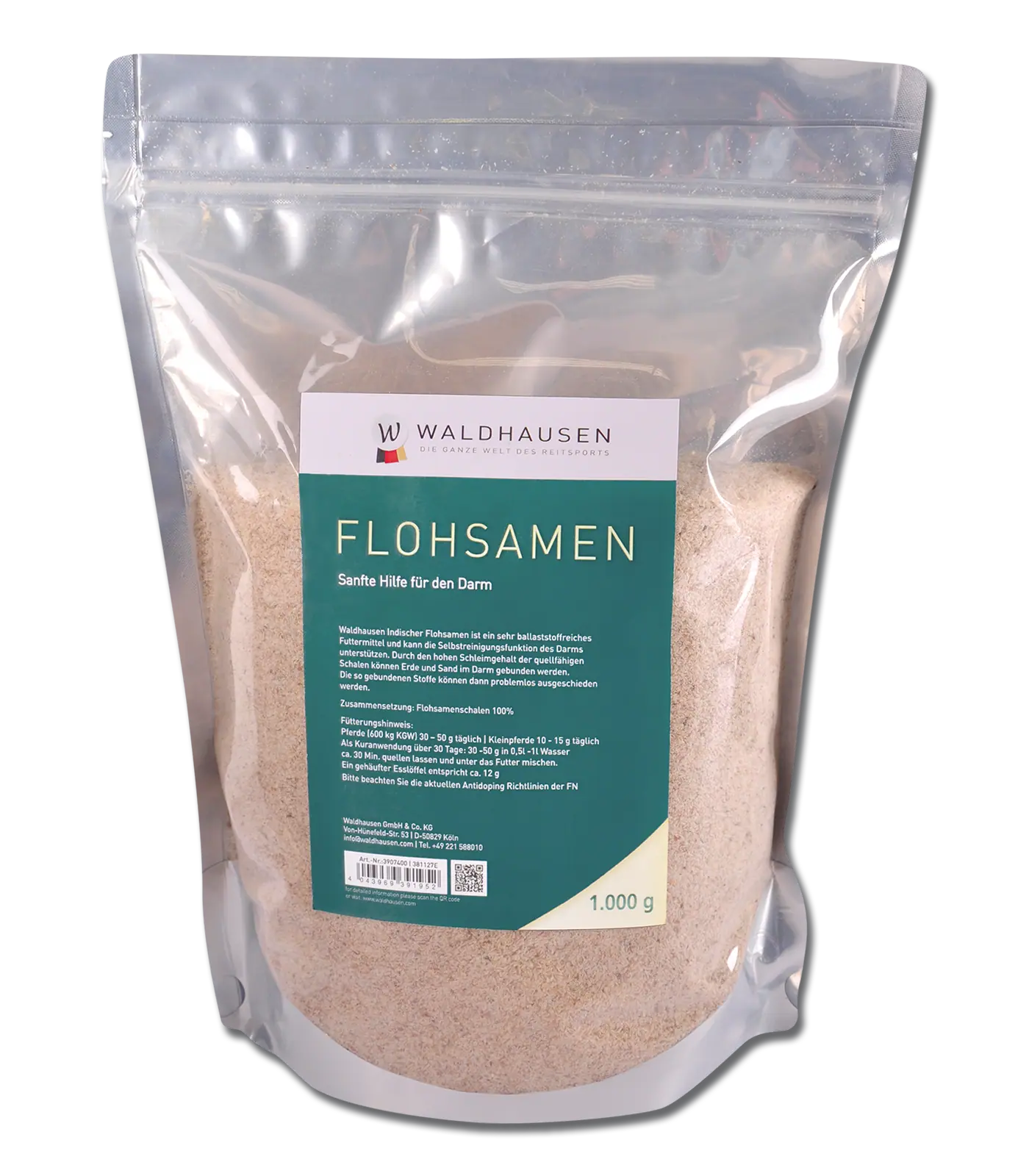 Psyllium Seeds - gentle assistance for the gut, 1kg