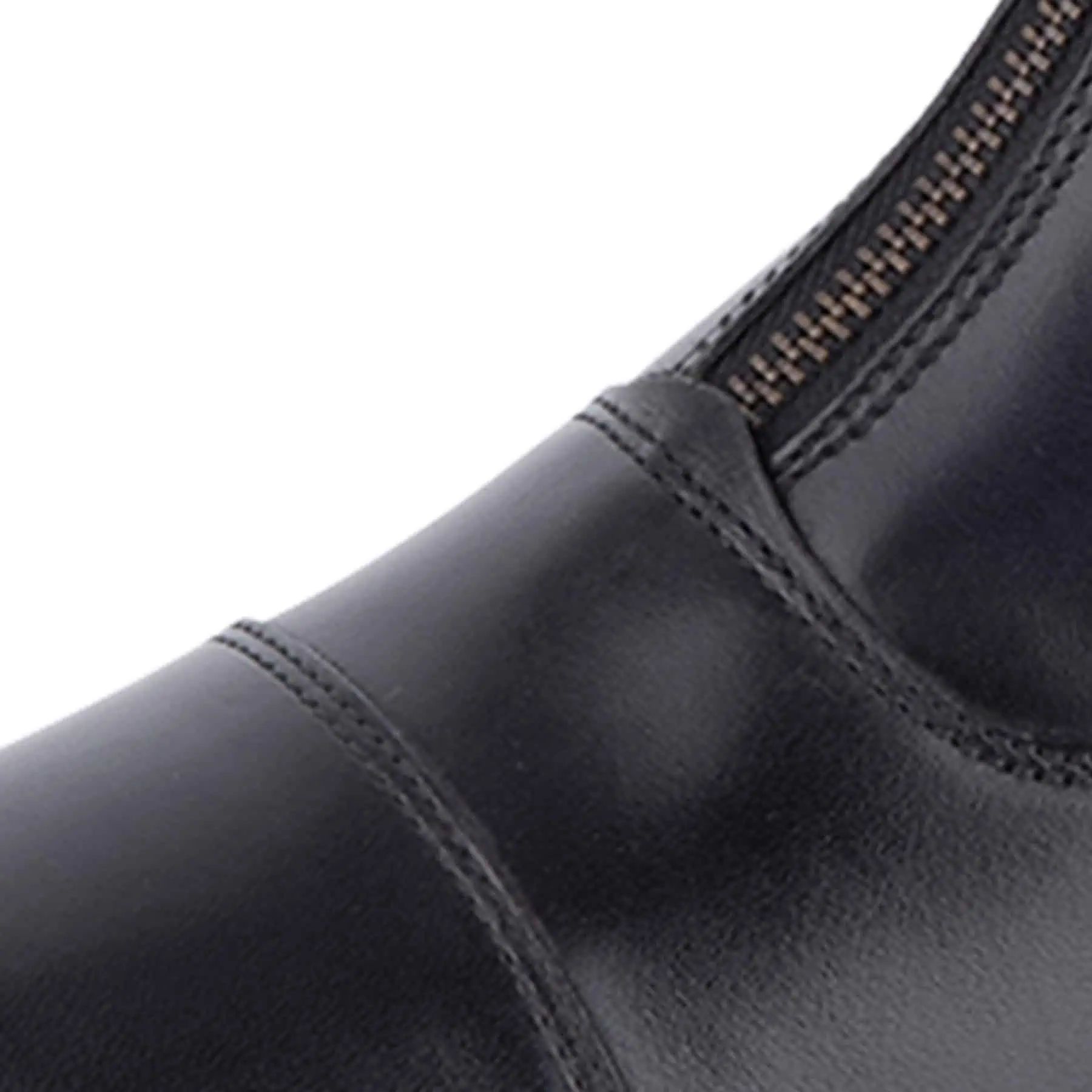 ELT Jodhpurstiefelette Boston, schwarzes Glattleder mit Reißverschluss, 42