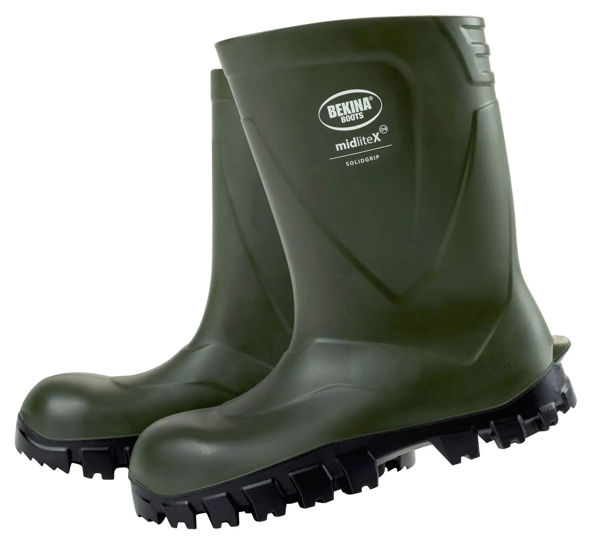 Bekina S5 MidliteX Solidgrip munkavédelmi csizma, acél orrvéd, oldalnézet