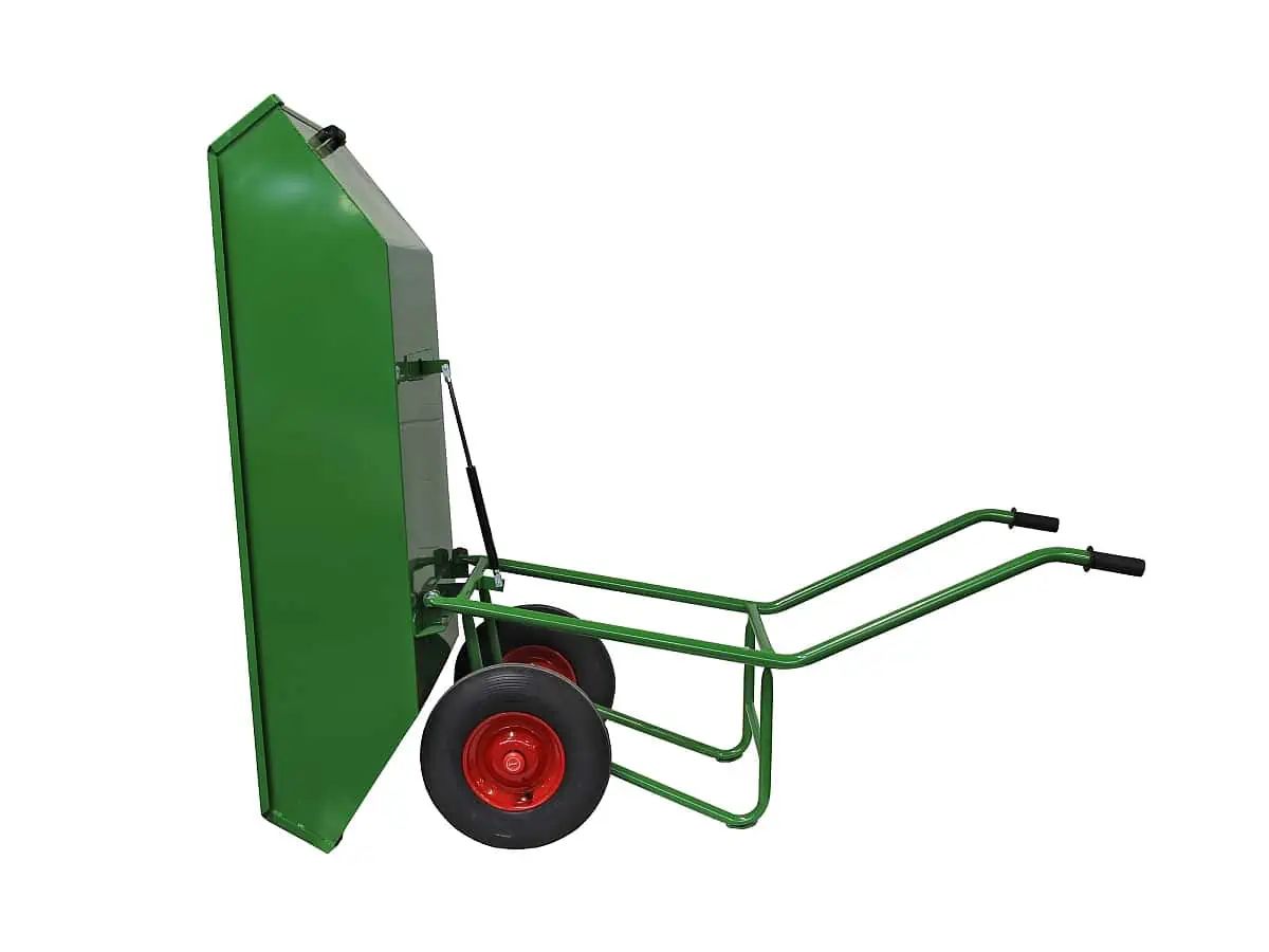 Growi Kippkuli pulverbeschichtet, 450 Liter, 500 kg Tragkraft