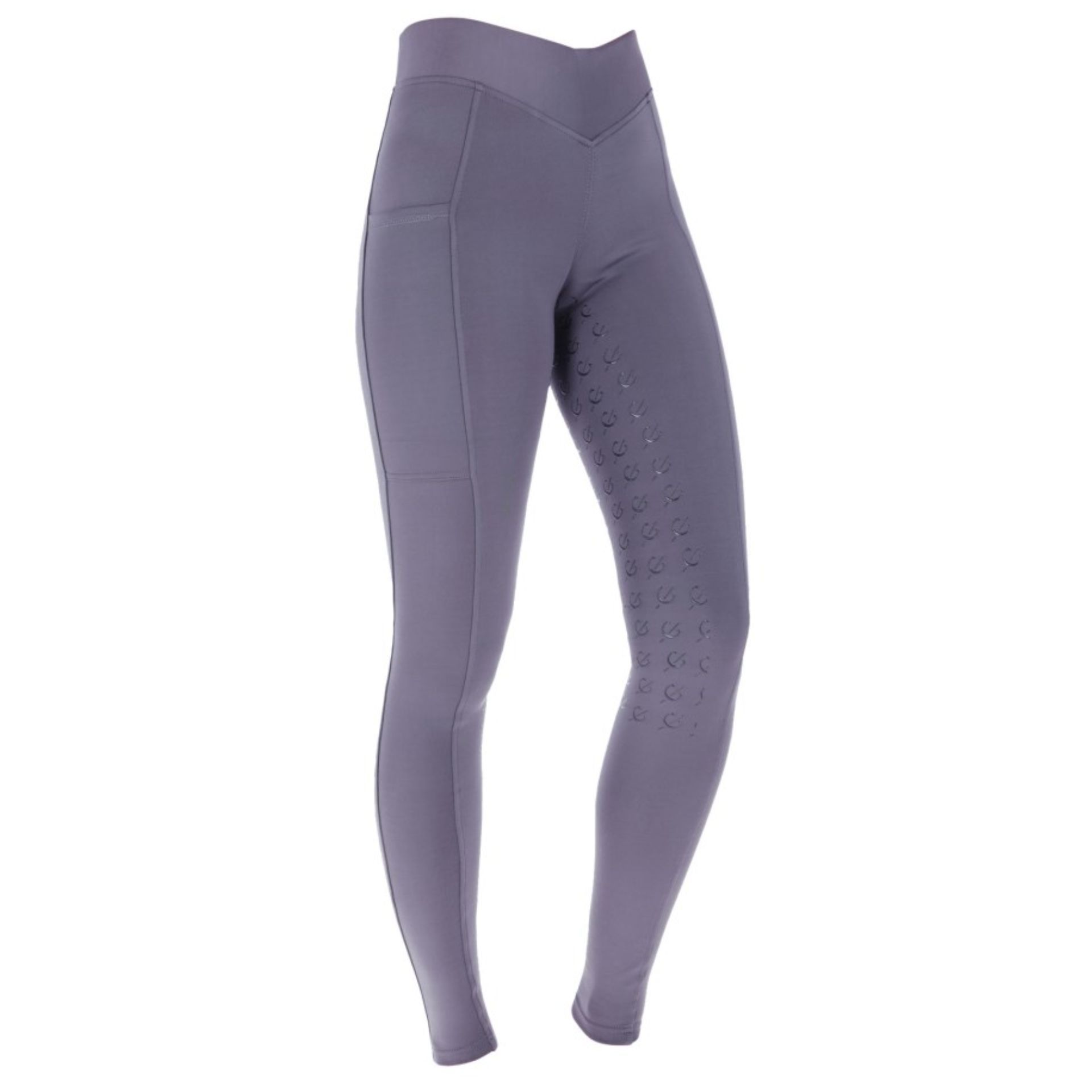 Covalliero Reitleggings ClassicStar Damen, graphit, 34/36