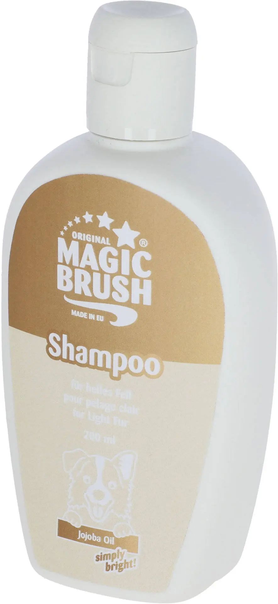 MagicBrush Kutyasampon Világos Szőrhöz Jojobaolajjal, Vaníliaillat, 200 ml