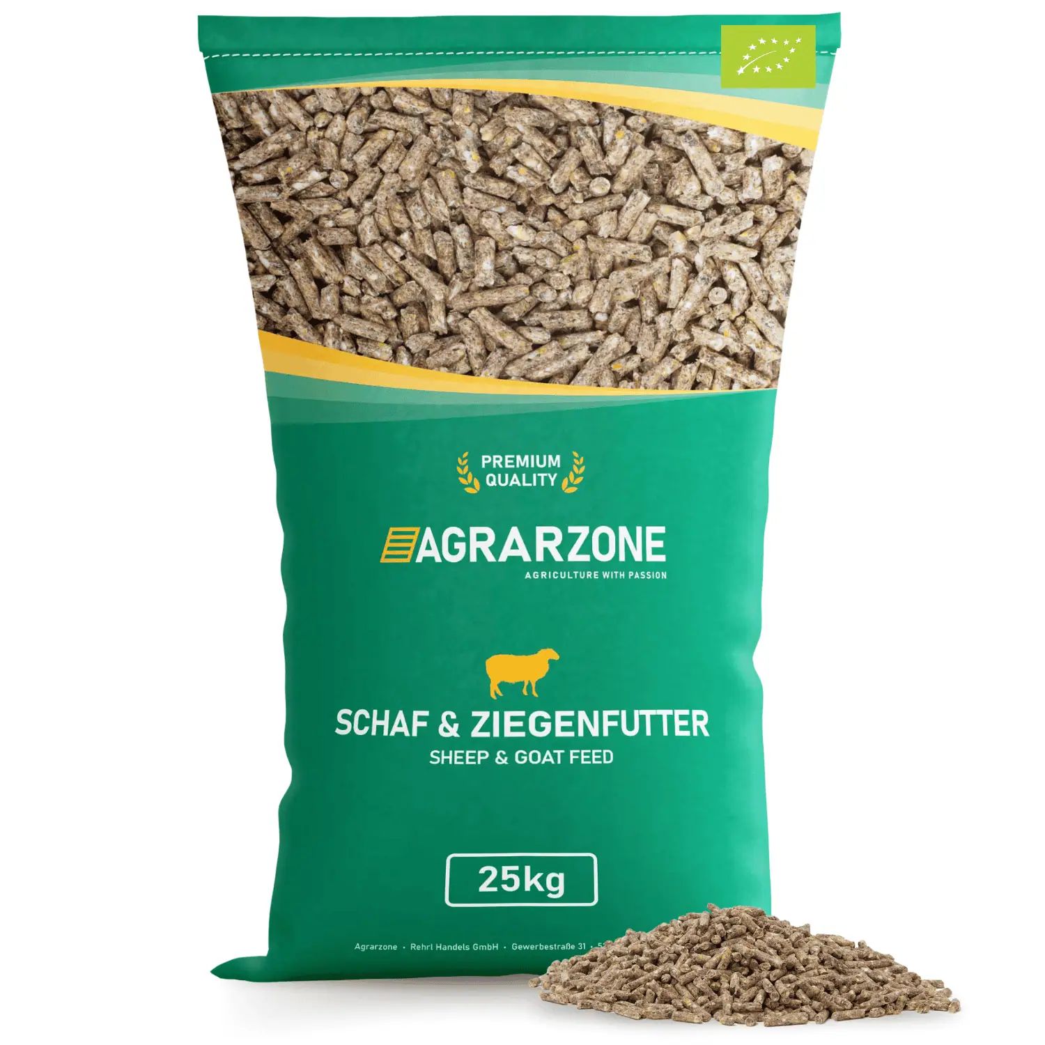 Nourriture Agrarzone bio pour moutons & chèvres en pellets 25 kg