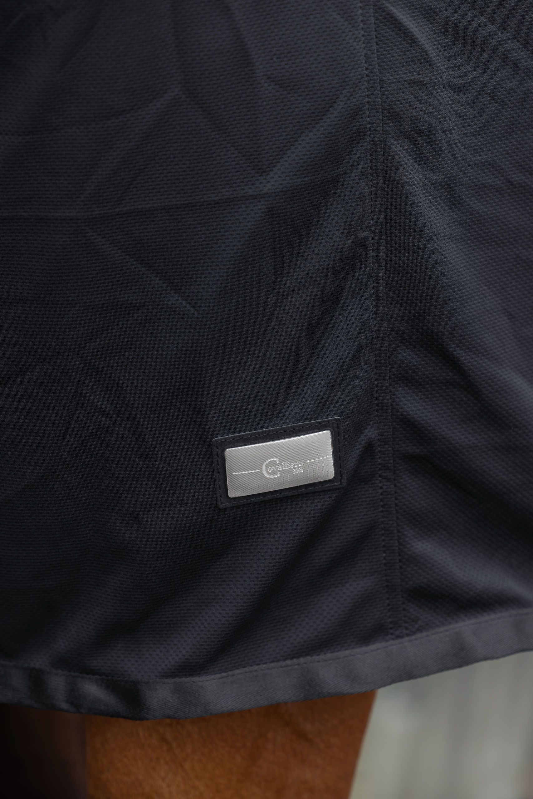 shorts, black, mesh, lining, brand label