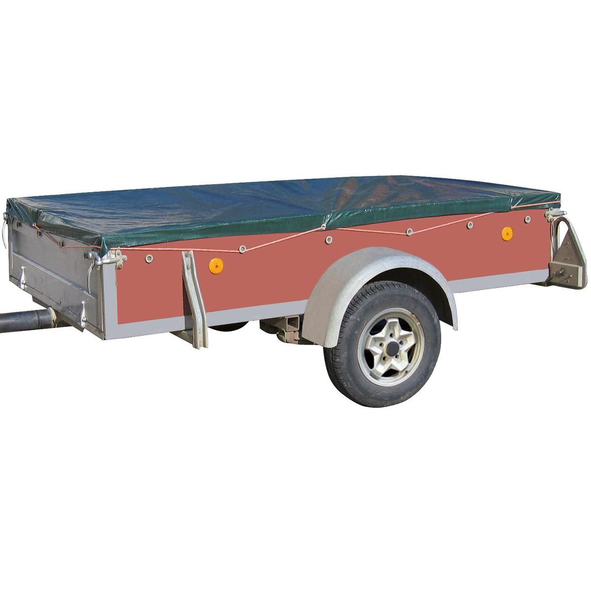 Kerbl Abdeckplane PolyGuard 210 g/m² mit Ösen, randverstärkt, UV-stabilisiert, 6 x 3 m