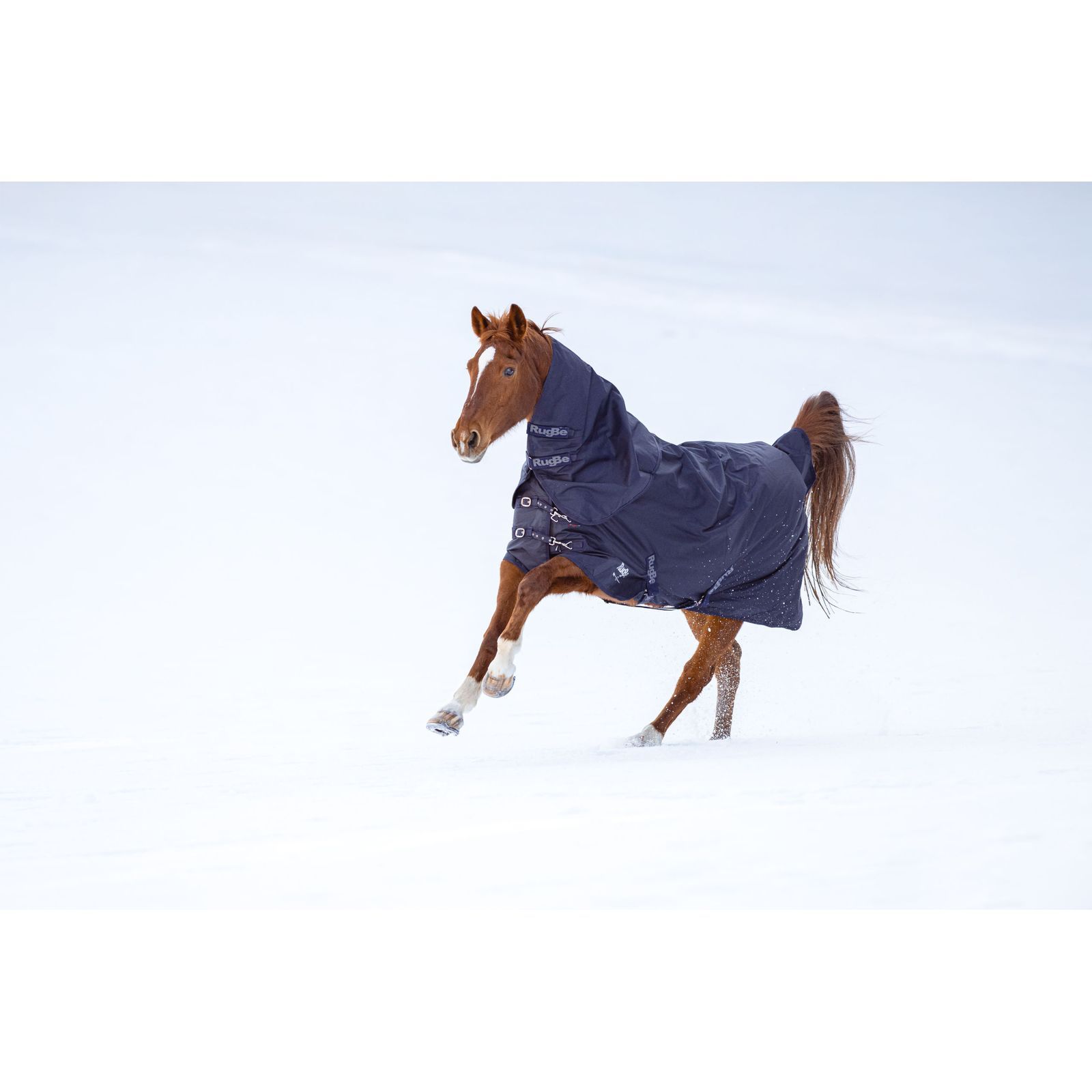 Covalliero piesă de gât cal RugBe Zero, necăptușită, impermeabilă, dark navy, L