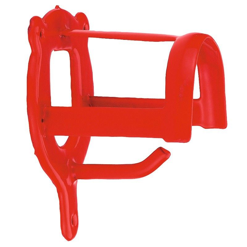 Trensenhalter Metall Rot
