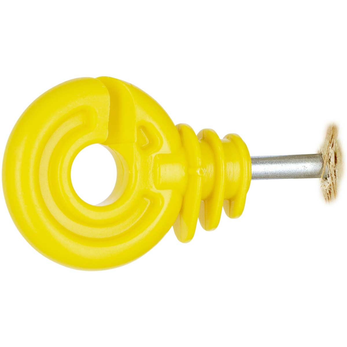 AKO izolator inelar compact galben, suport scurt 5 mm, 25 buc, detaliu