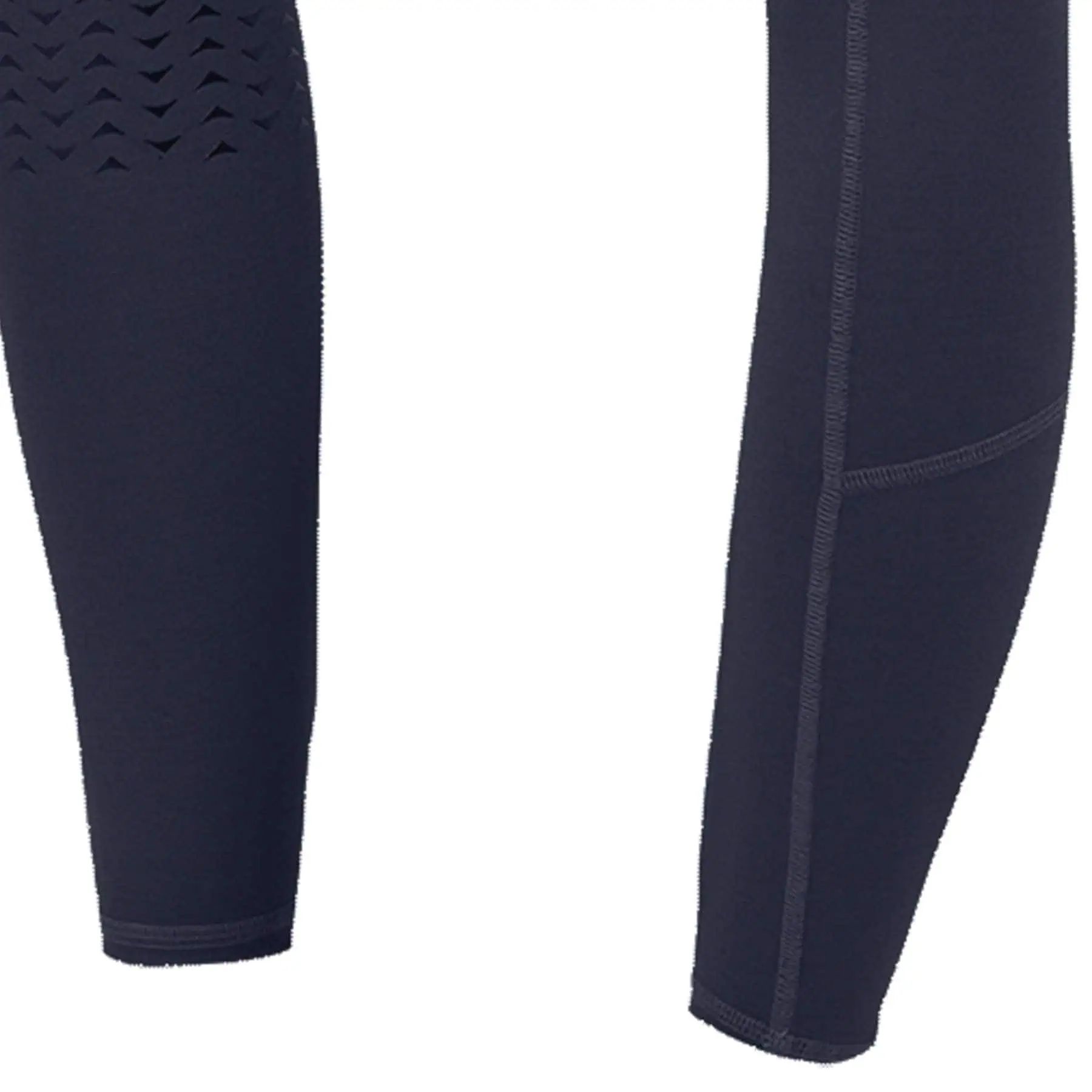 Legging d'équitation ELT Ella à fond intégral silicone, bleu nuit D34