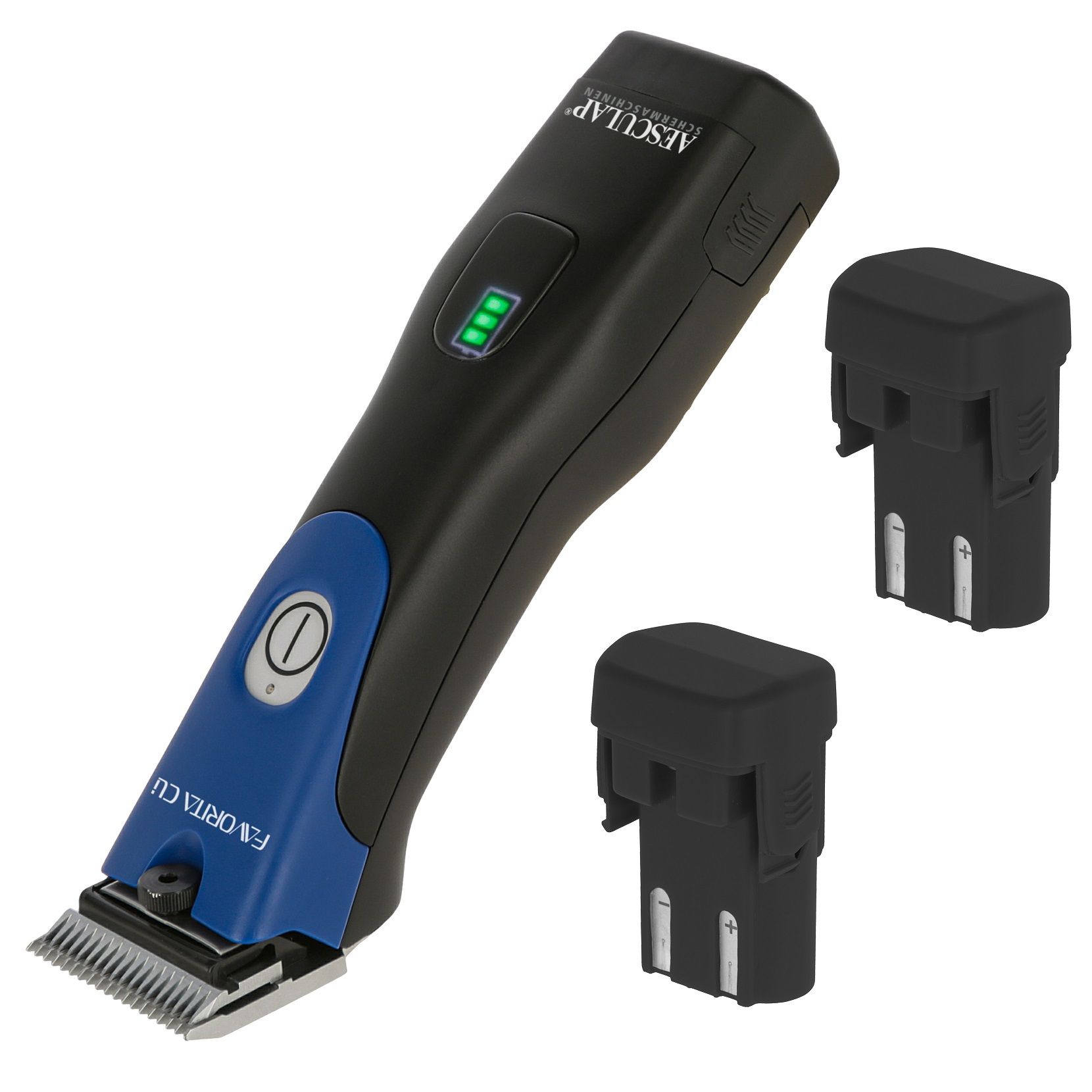 Tondeuse a batterie Aesculap Favorita CLi bleue 2x Batterie