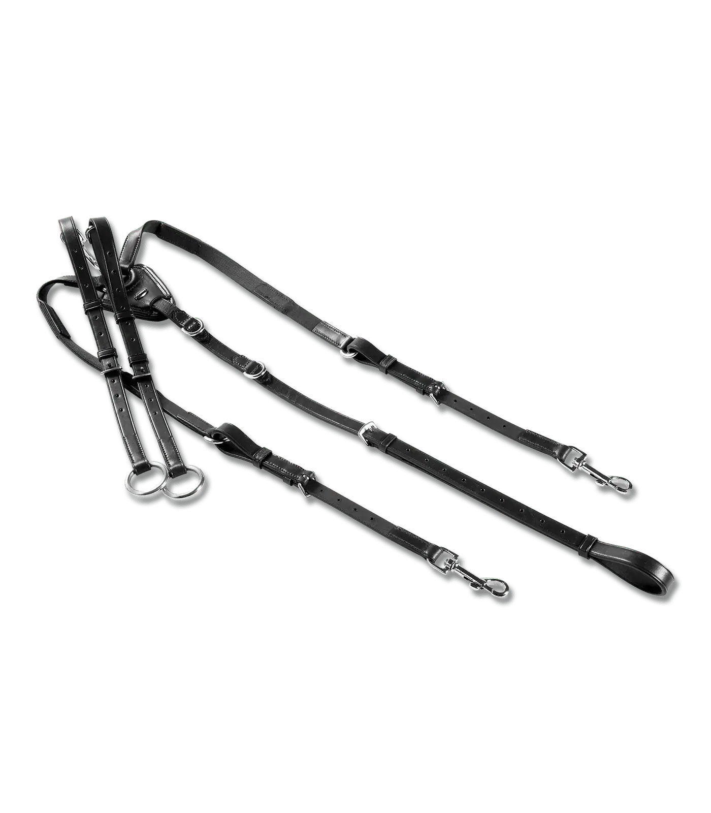 Waldhausen Vorderzeug X-Line mit Elastic, schwarz, Pony