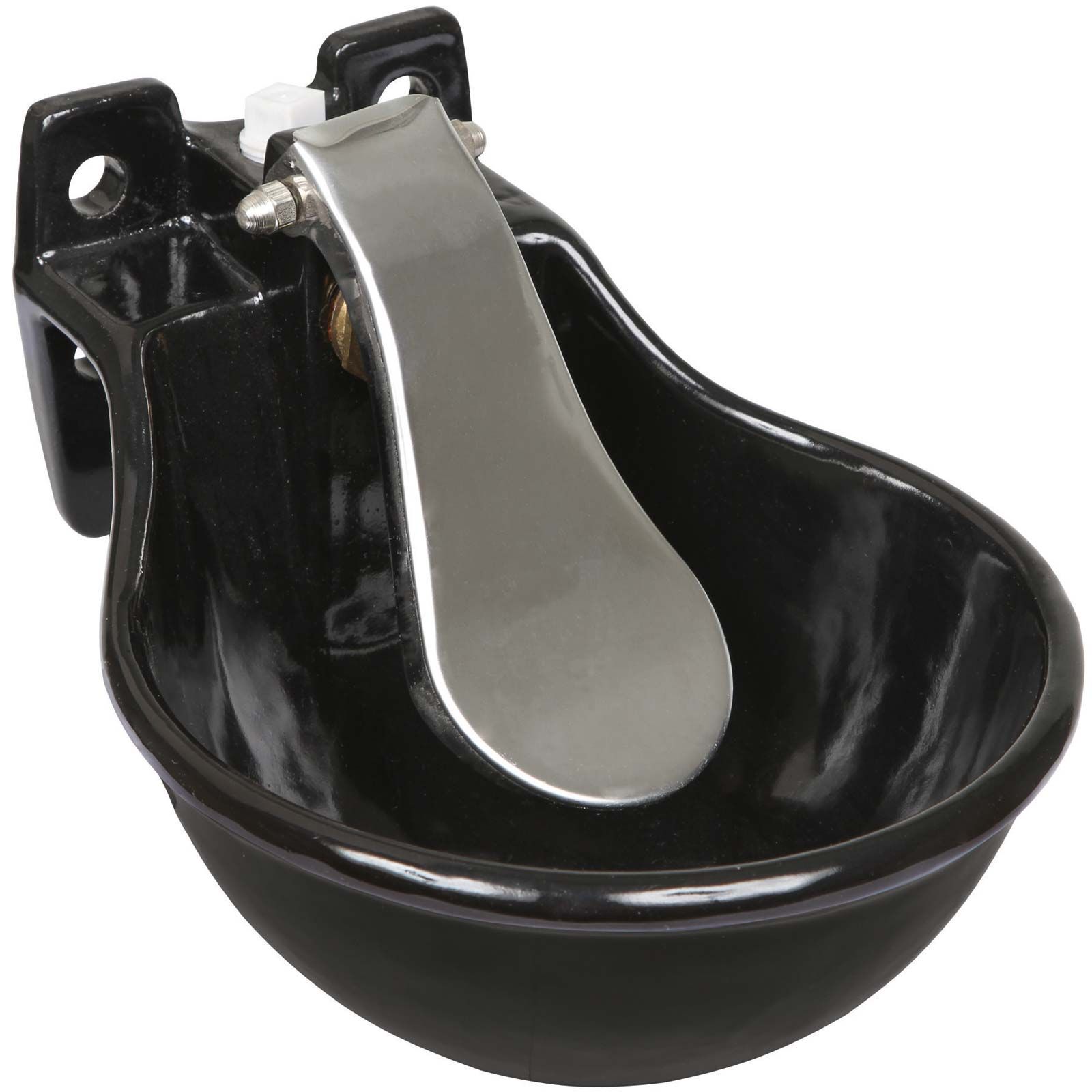 Bol à boire en fonte avec langue en acier inoxydable émaillée g16