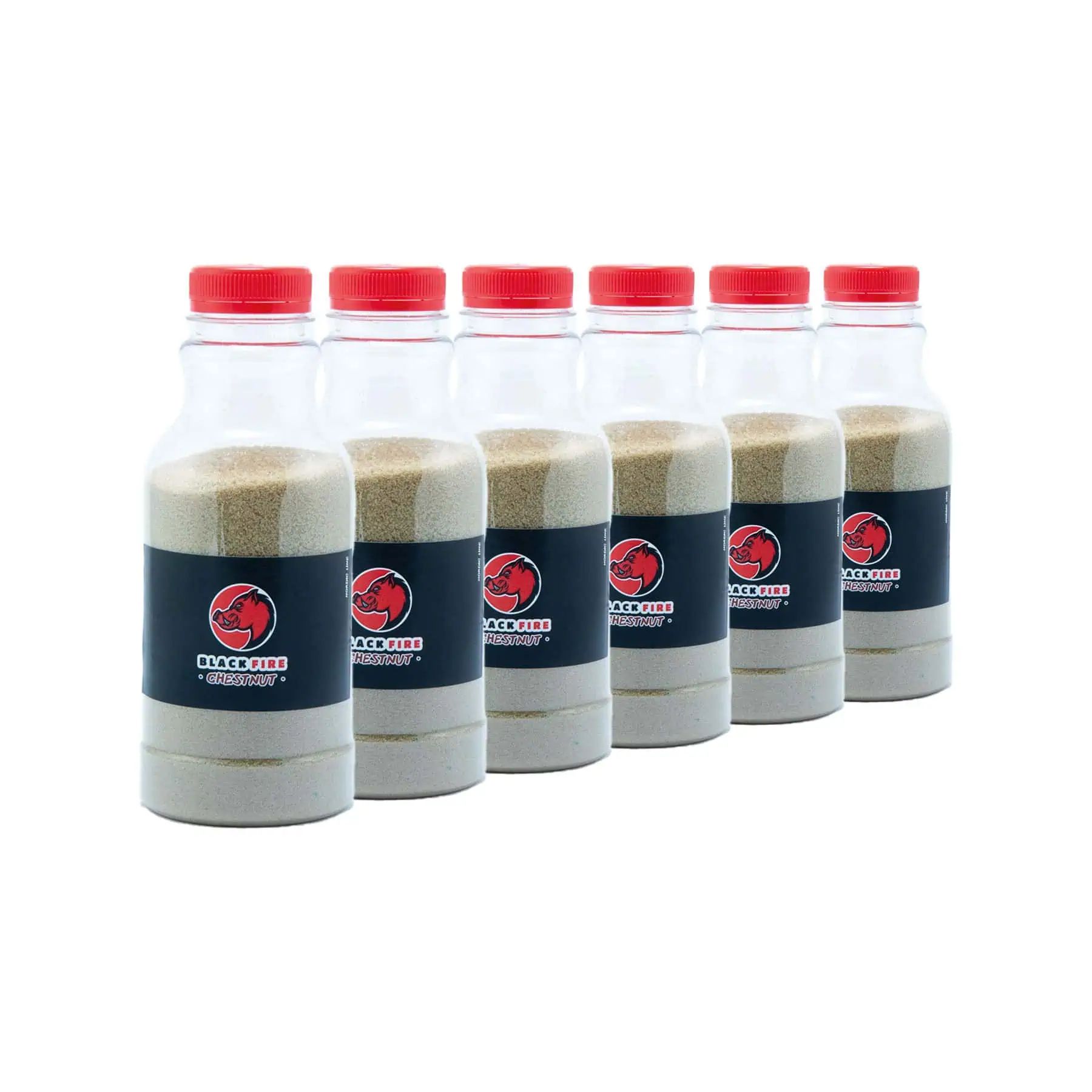 BLACK FIRE Sel Attractif Nordic Line Châtaigne 0,5 Kg, 6 pièces, kit