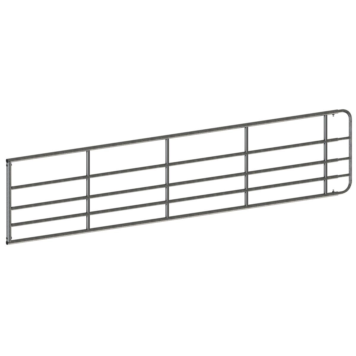 Kerbl Weidetor 90 cm verstellbar, verzinkt, mit Montageset, witterungsbeständig, 3-4 m