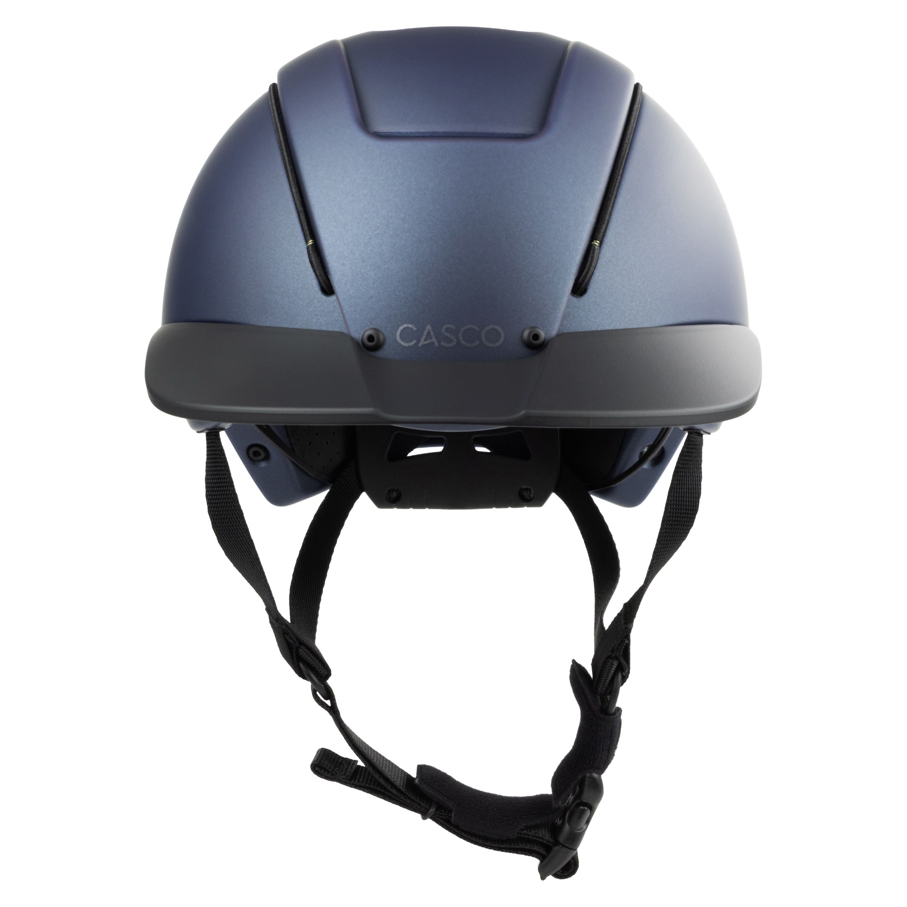 Casco DUELL Prime Marentis lovaglósisak sötétkék matt, elölnézet