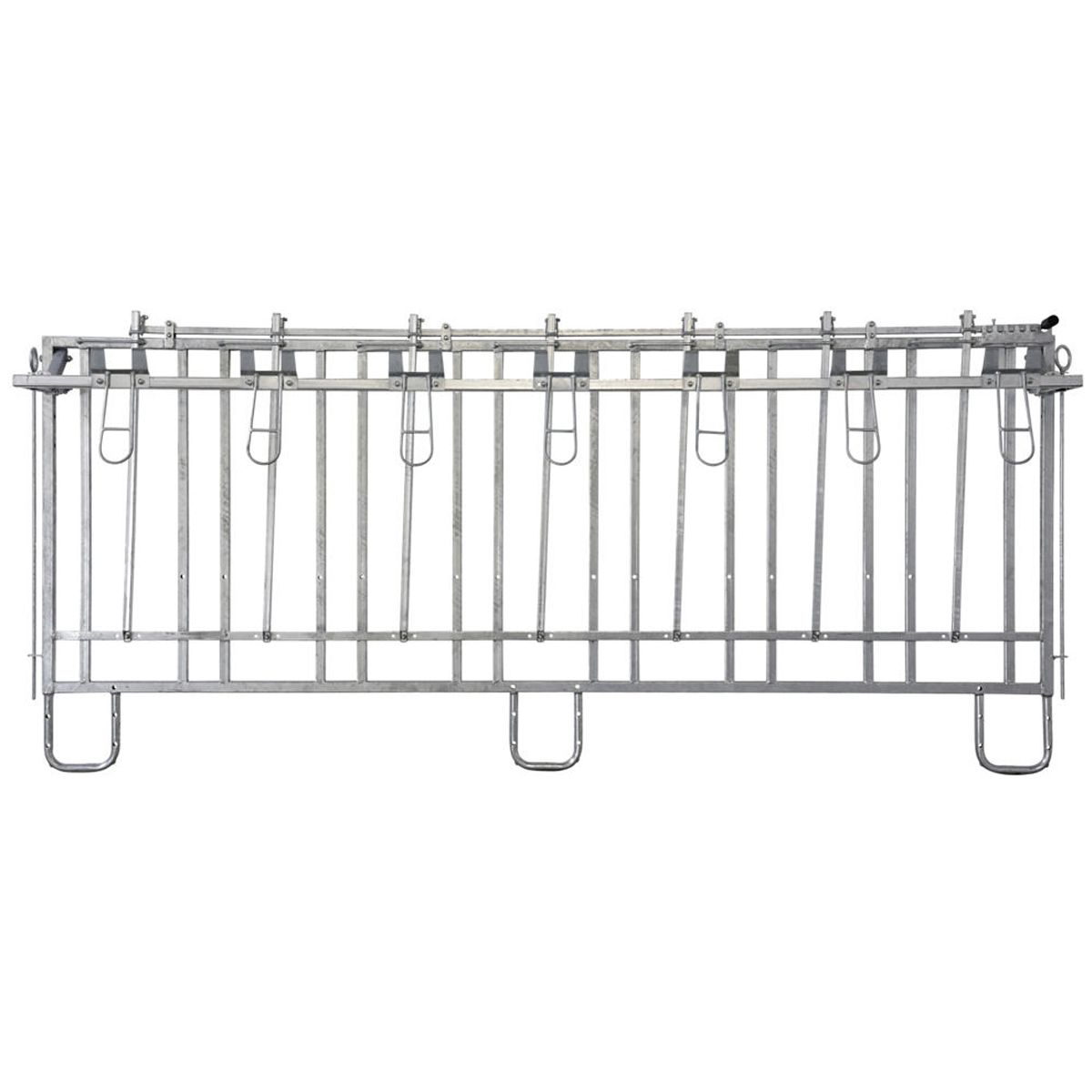 Modulare Kälberstall Aufstallung Fanggitter 7 Plätze