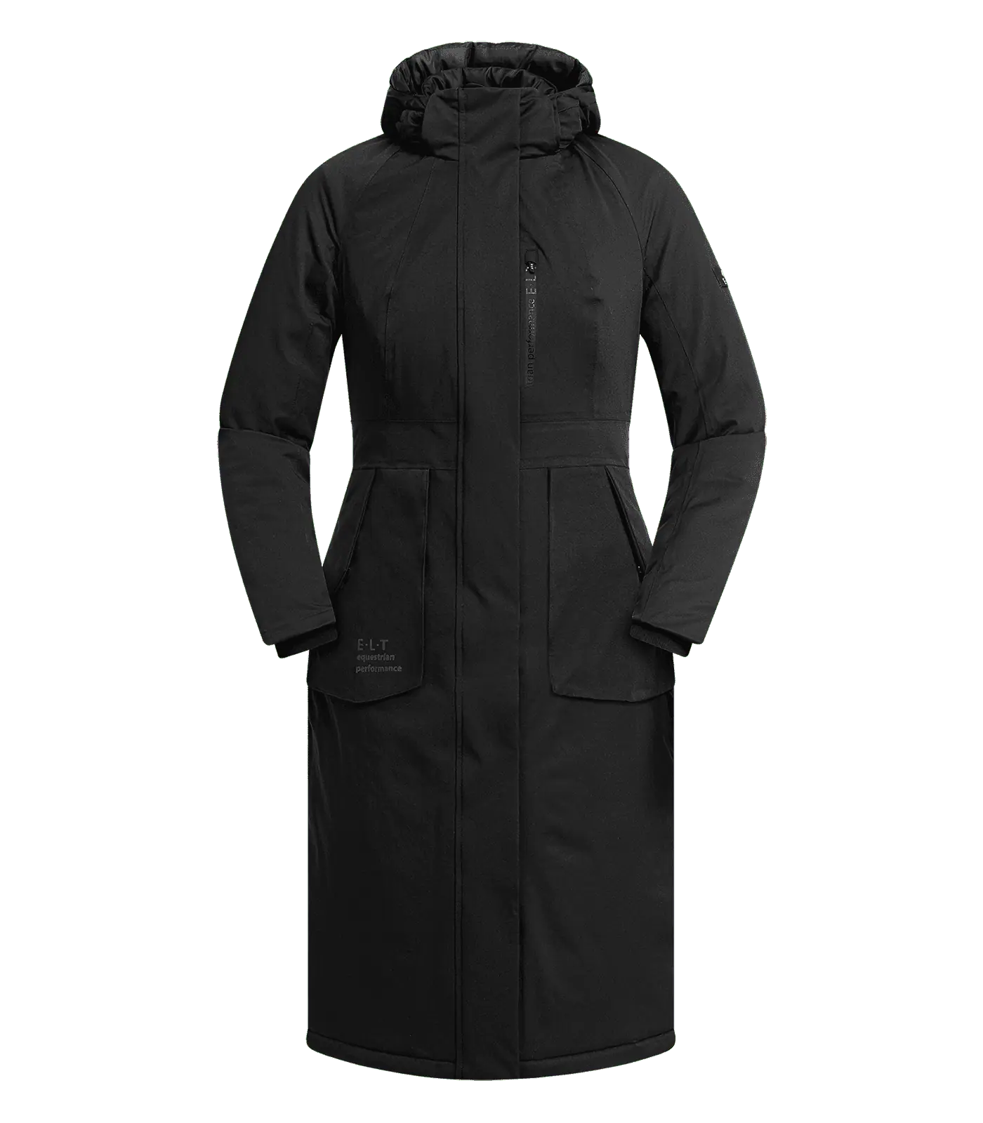 Manteau d'équitation Winter Performance Opal, imperméable, noir XXL