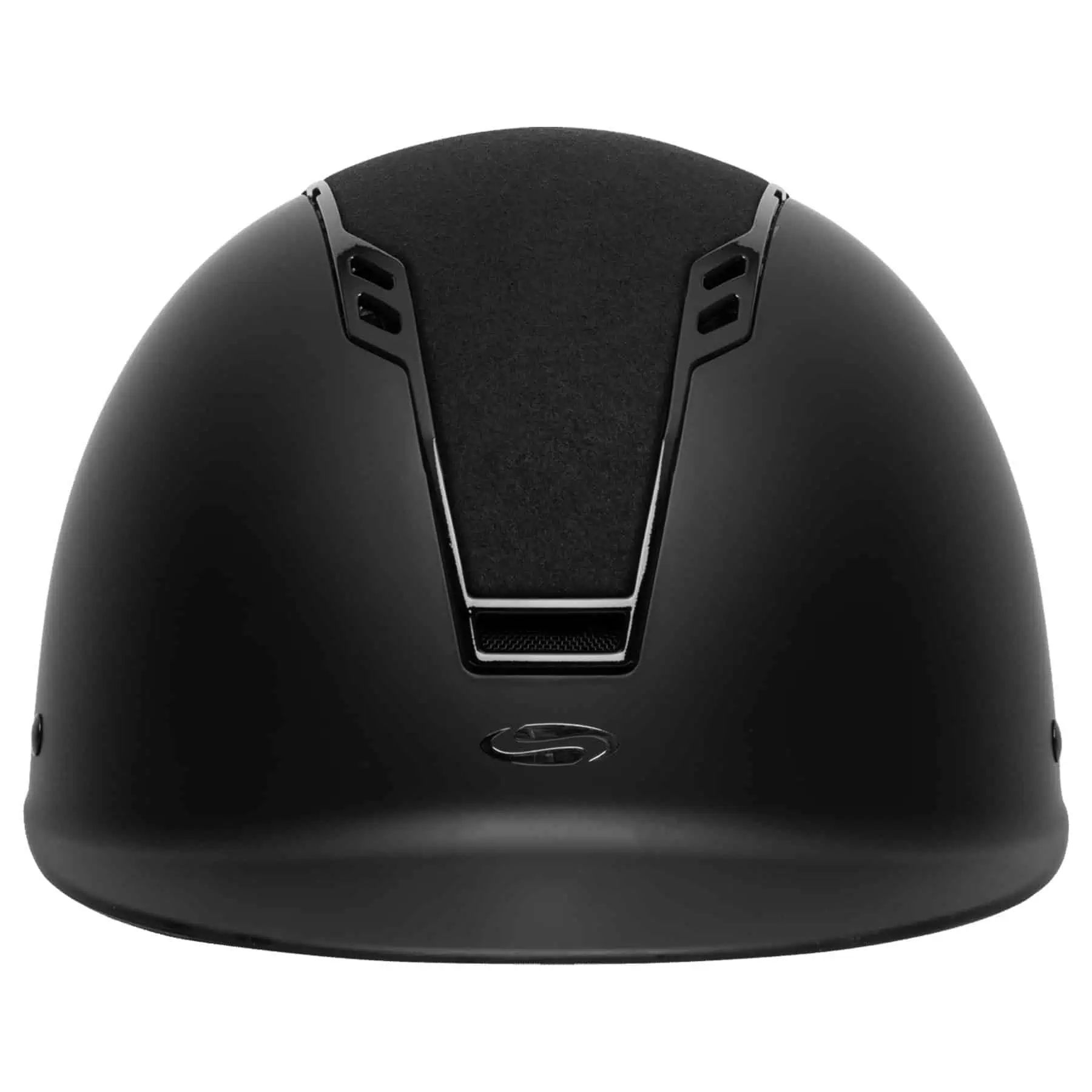 SWING Casque d'équitation H22 avec système de réglage, noir mat/velours, vue arrière