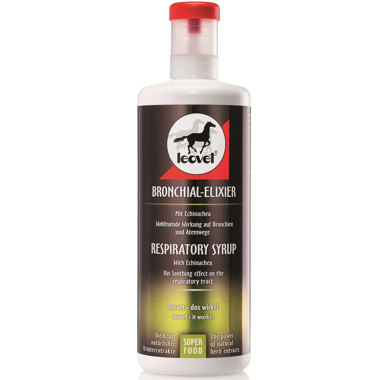 leovet Elixir Bronchiale con Echinacea, 1 L per Cavalli