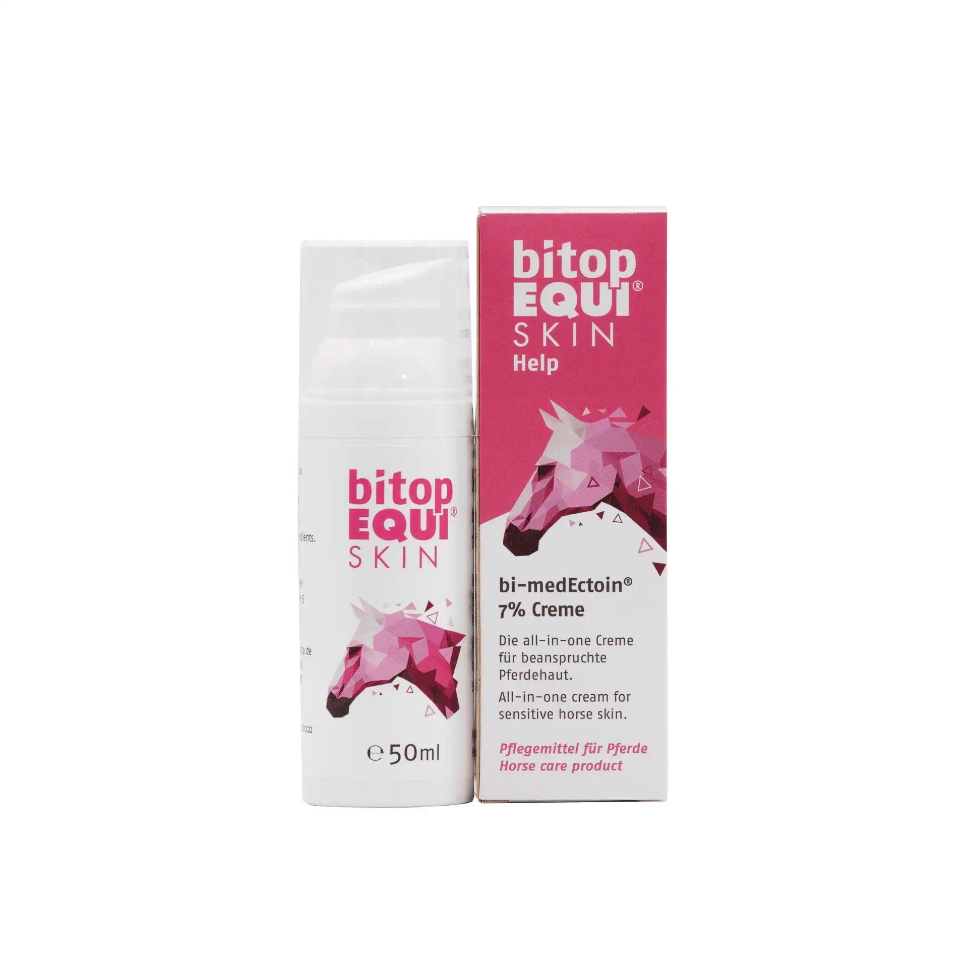 bitopEQUI Skin Help Crème pour peau de cheval avec bi-medEctoin, 50 ml