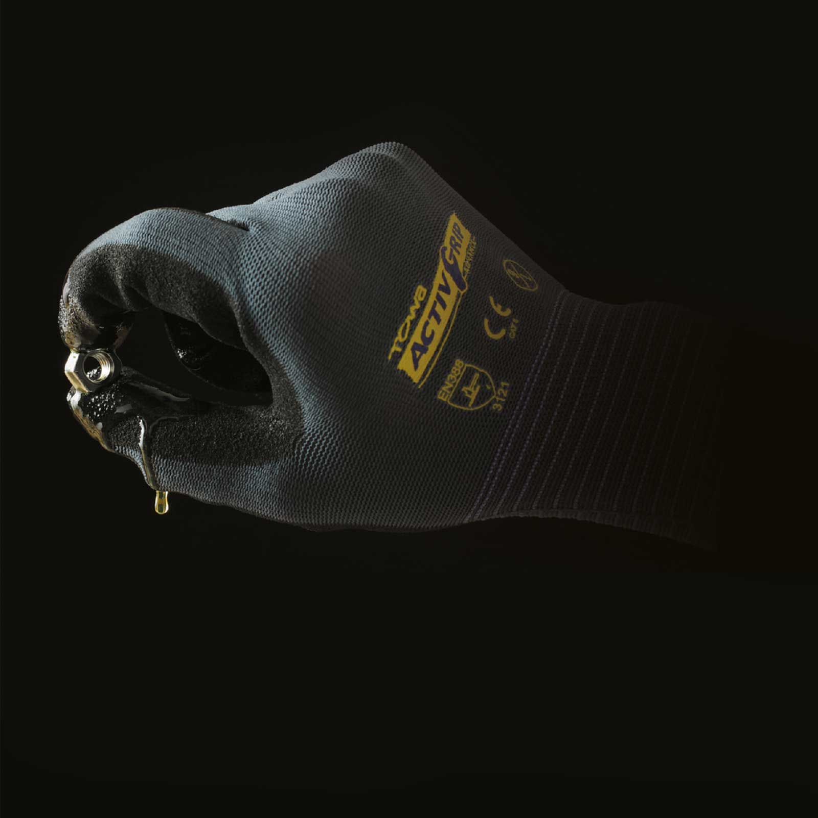 Keron Gant en tricot fin Activ Grip Advance, revêtement nitrile, taille 7